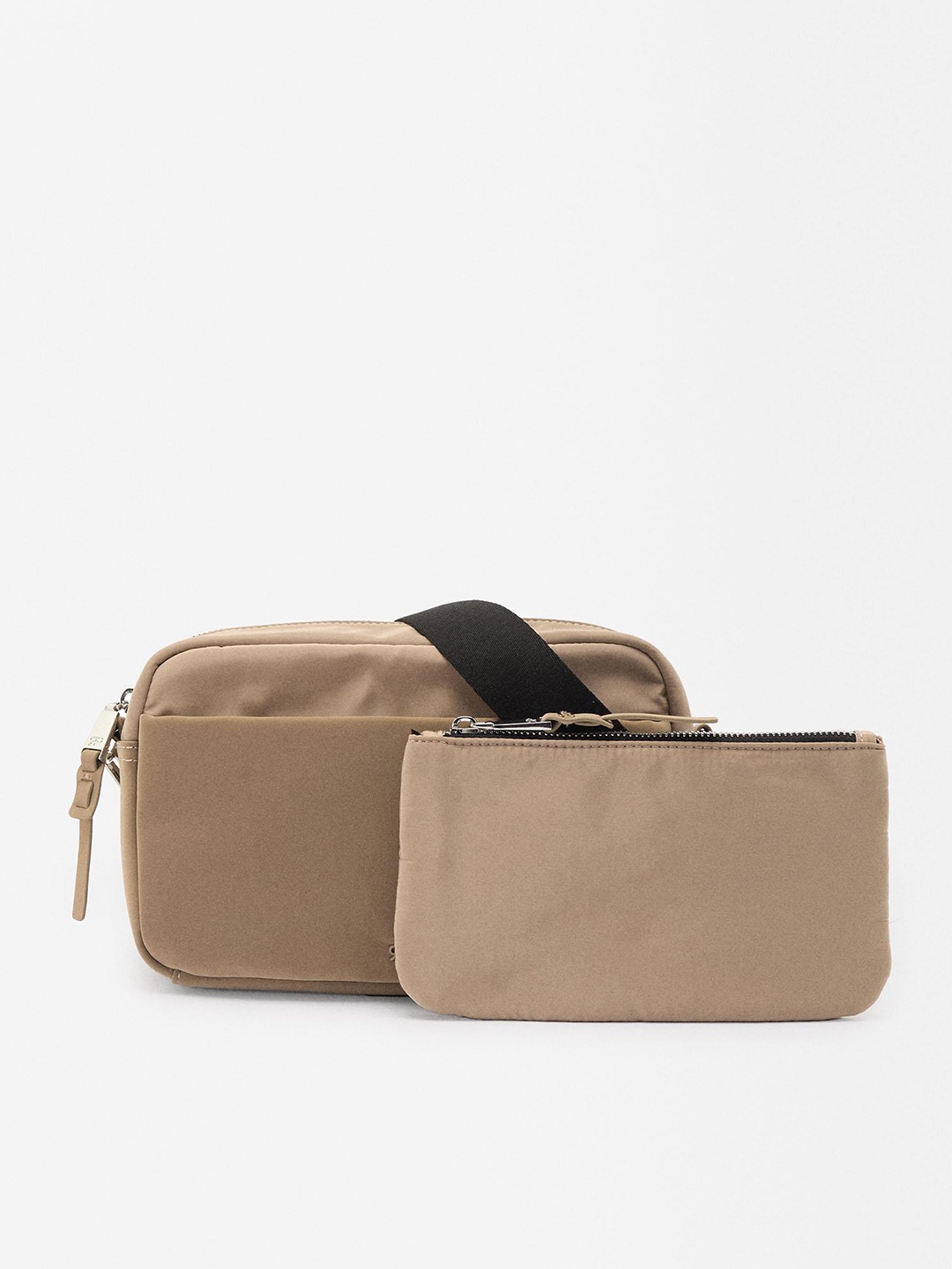 

PARFOIS Crossbody Bag with Pouch, Beige