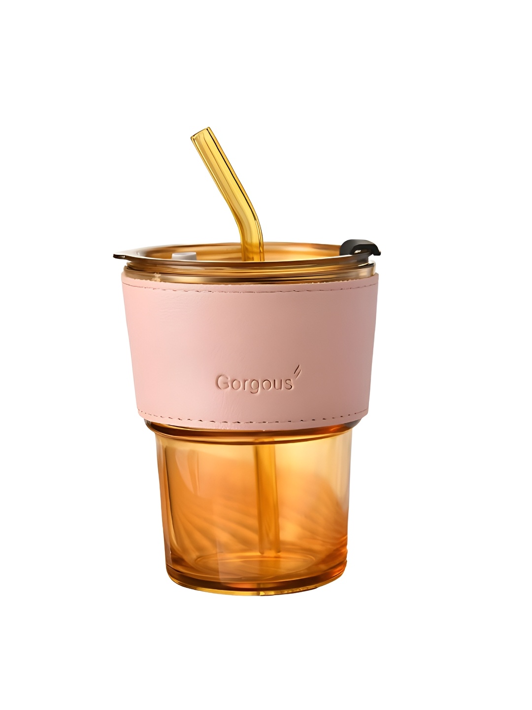 

WELOUR Yellow & Pink 11 Pieces Glass Coffee Mugs 450 ml