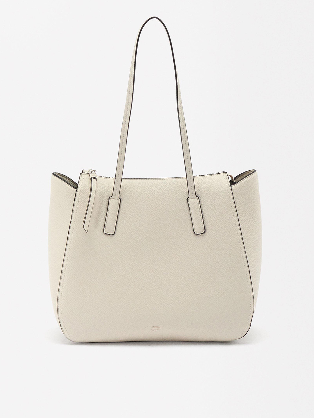 

PARFOIS Structured Shoulder Bag, Off white