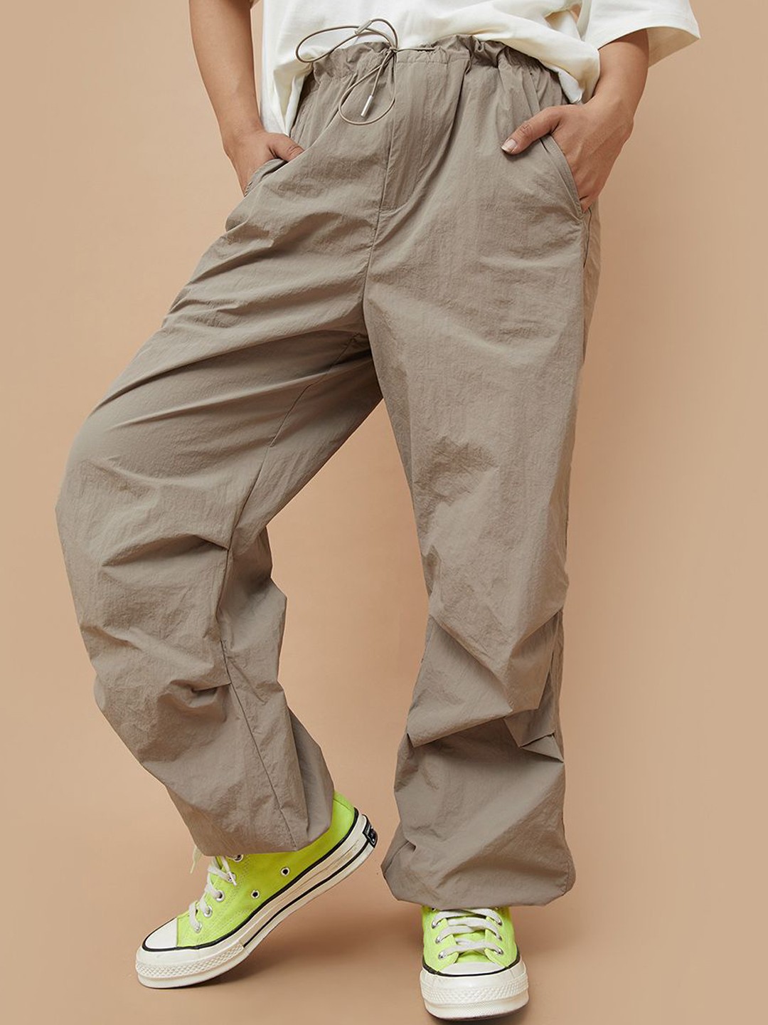 

Ginger by Lifestyle Women Trousers, Beige
