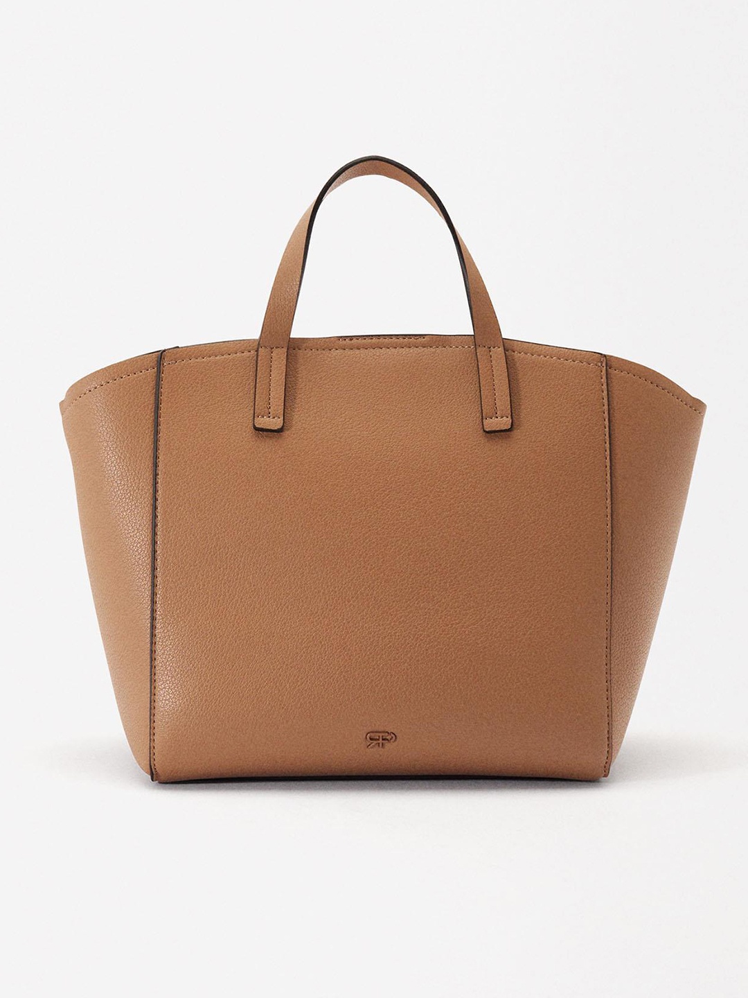 

PARFOIS Structured Handheld Bag, Brown