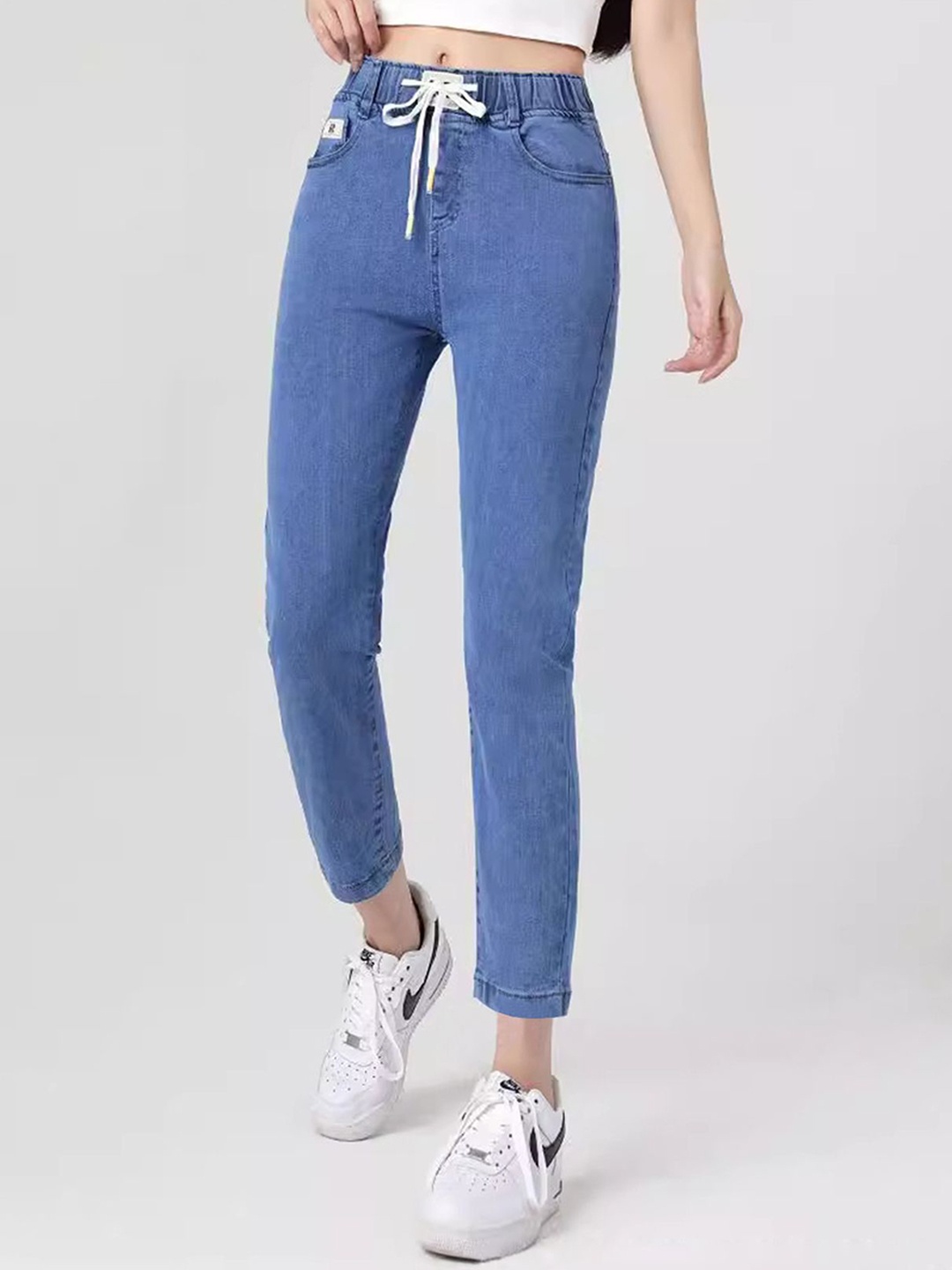 

LULU & SKY Women Slim Fit High-Rise Jeans, Blue