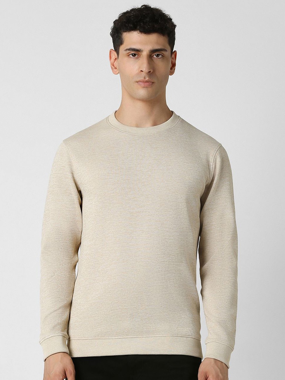 

VAN HEUSEN DENIM LABS Men Sweatshirt, Beige