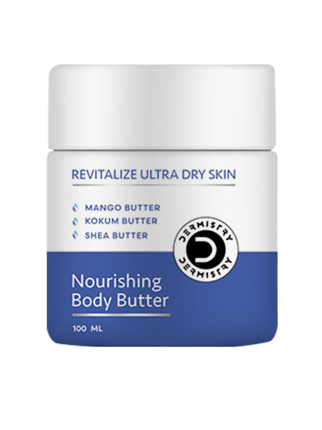 

DERMISTRY Revitalize Kokum Shea Butter Nourishing Body Butter-100ml, White