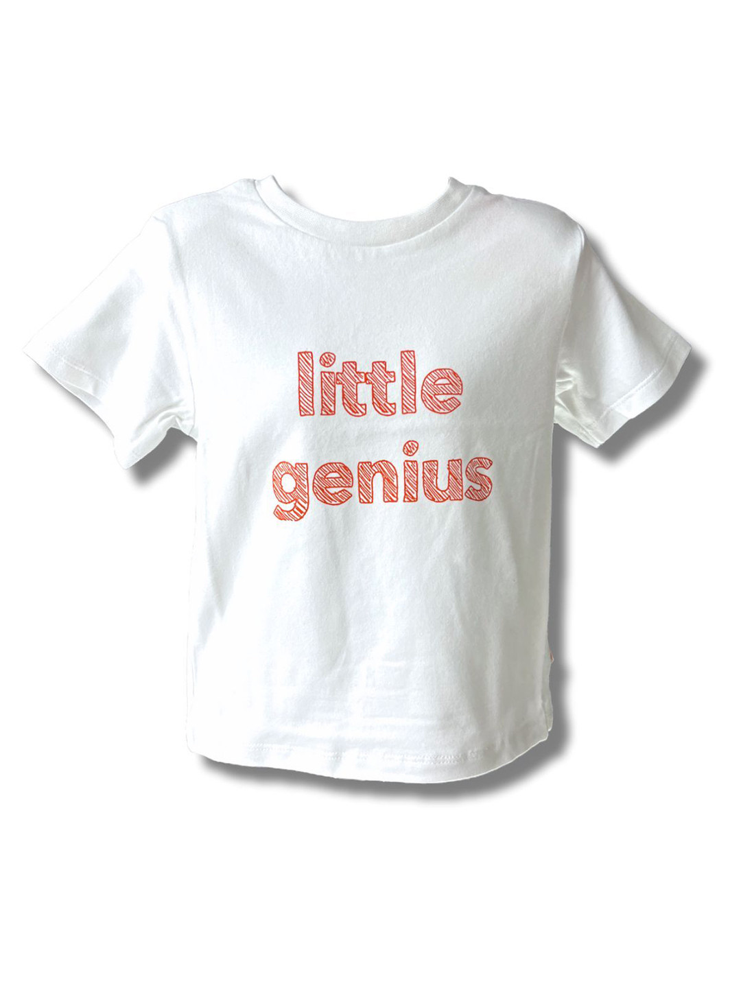 

BAESD Boys Typography Printed Round Neck Cotton T-shirt, White