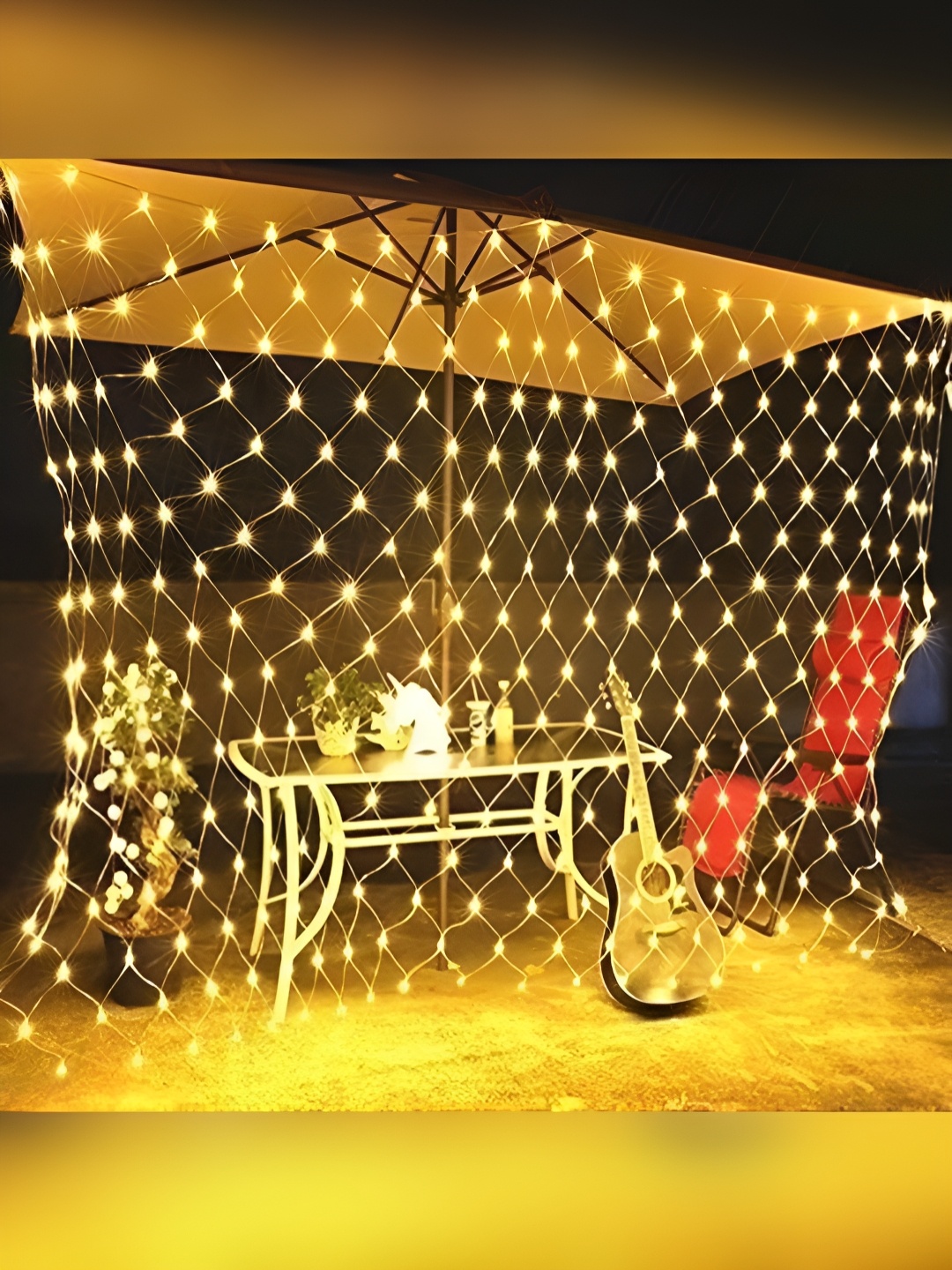 

Home Delight Blue Rice Shaped String Lights, Yellow