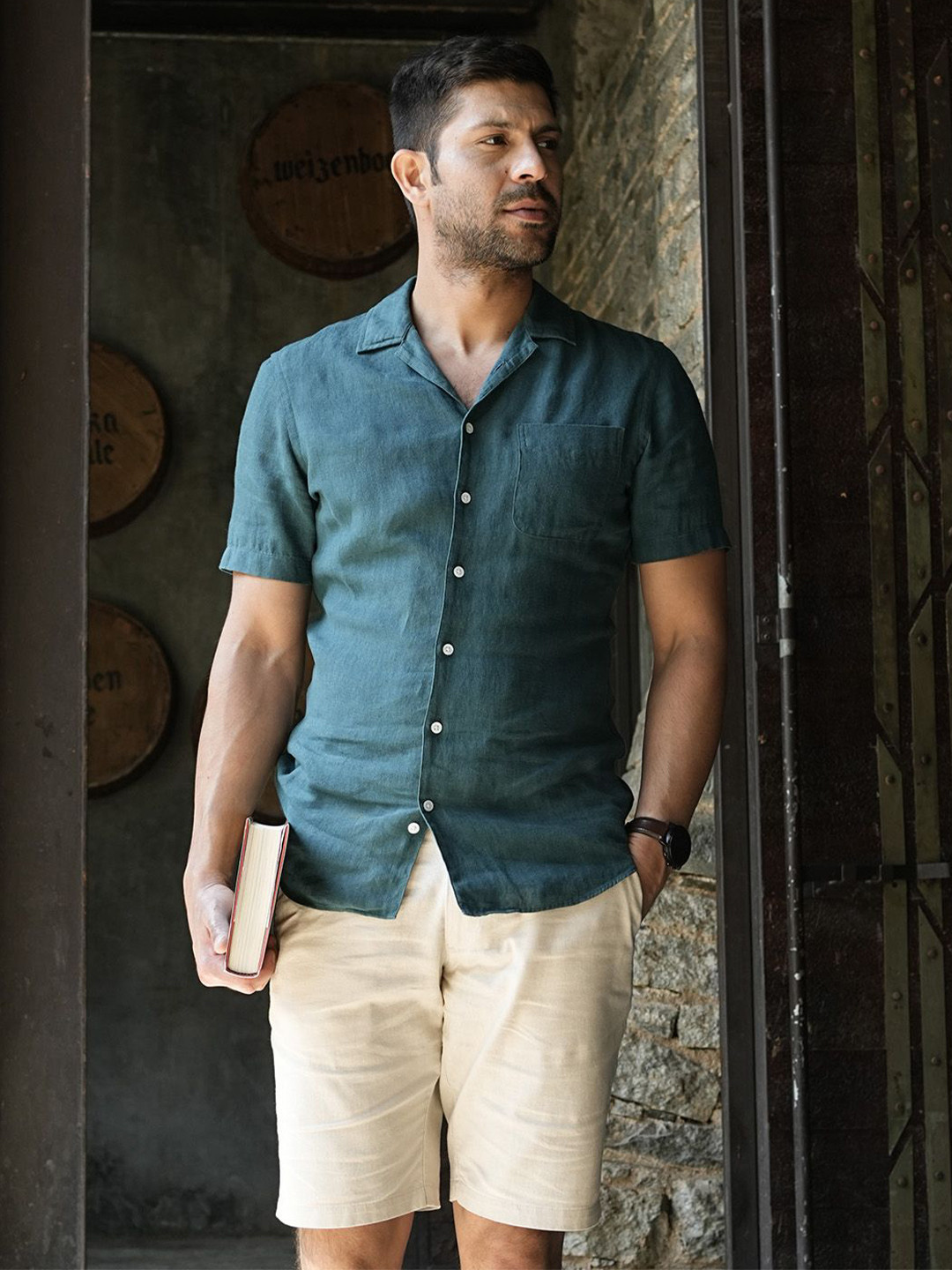 

Monks of Method Men Relaxed Opaque Casual Shirt, Sea green