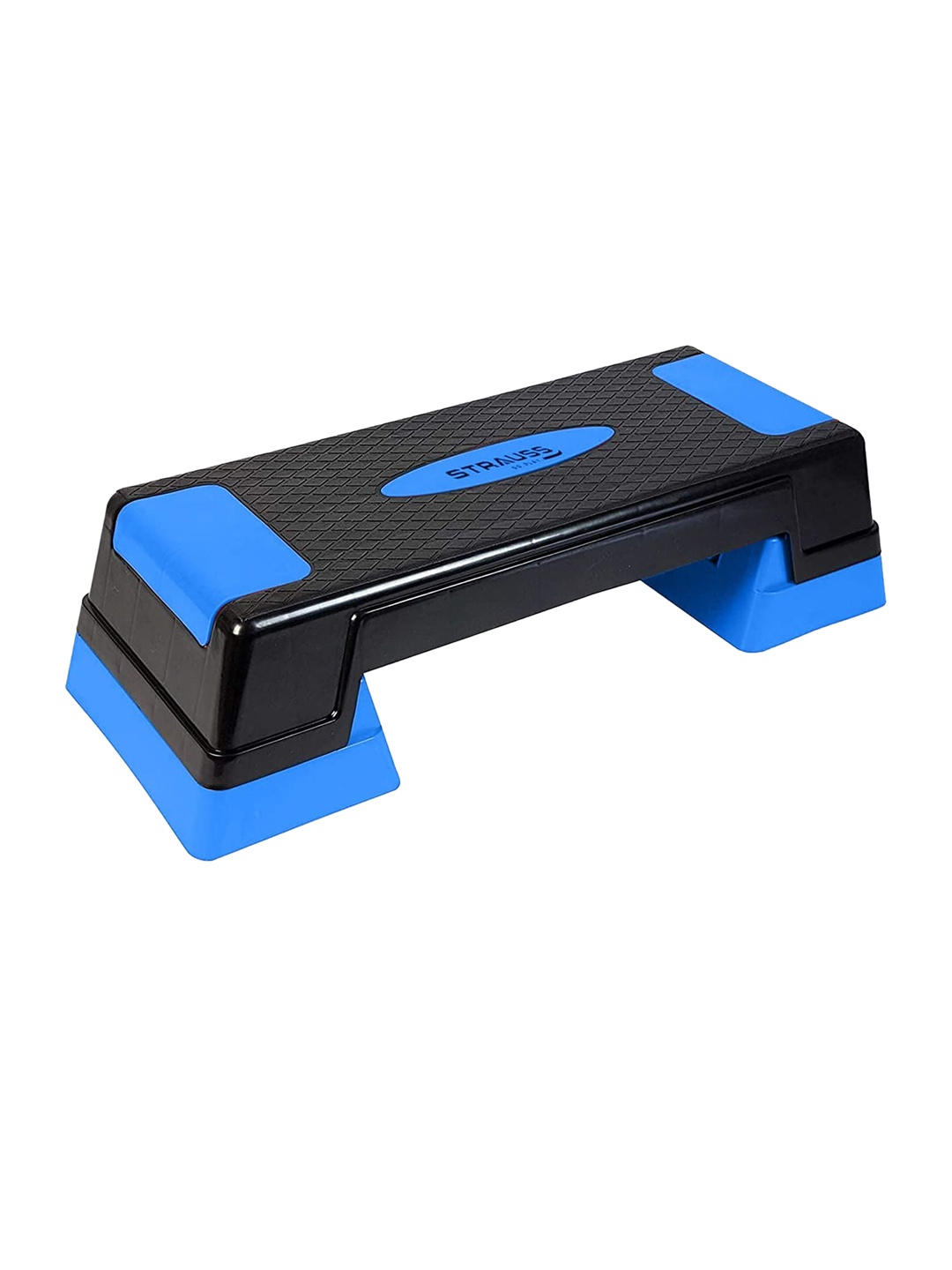 

STRAUSS High Rise Aerobic Stepper, Blue