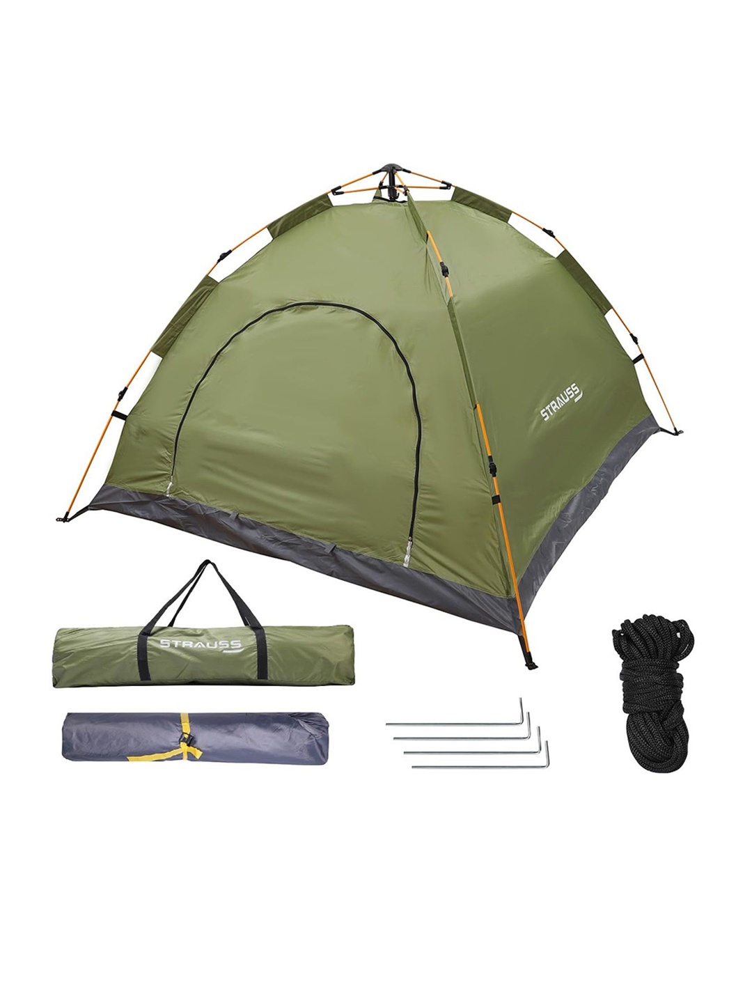 

STRAUSS Waterproof Automatic Portable Tent for Camping, Olive