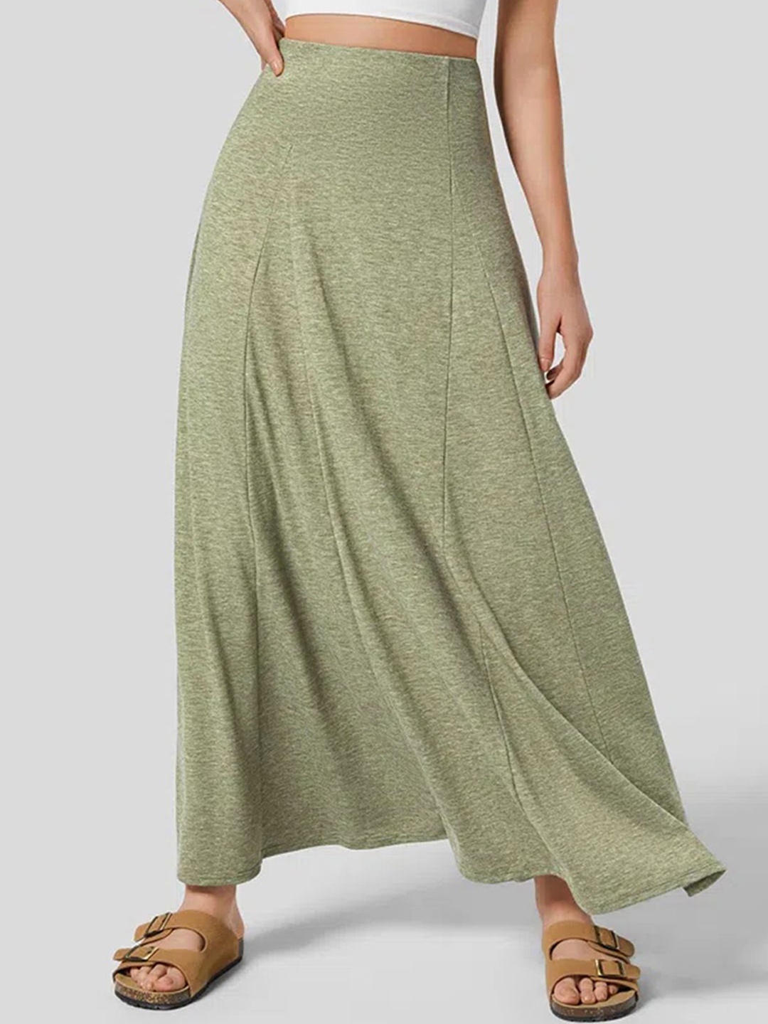 

StyleCast A-Line Maxi Skirt, Grey