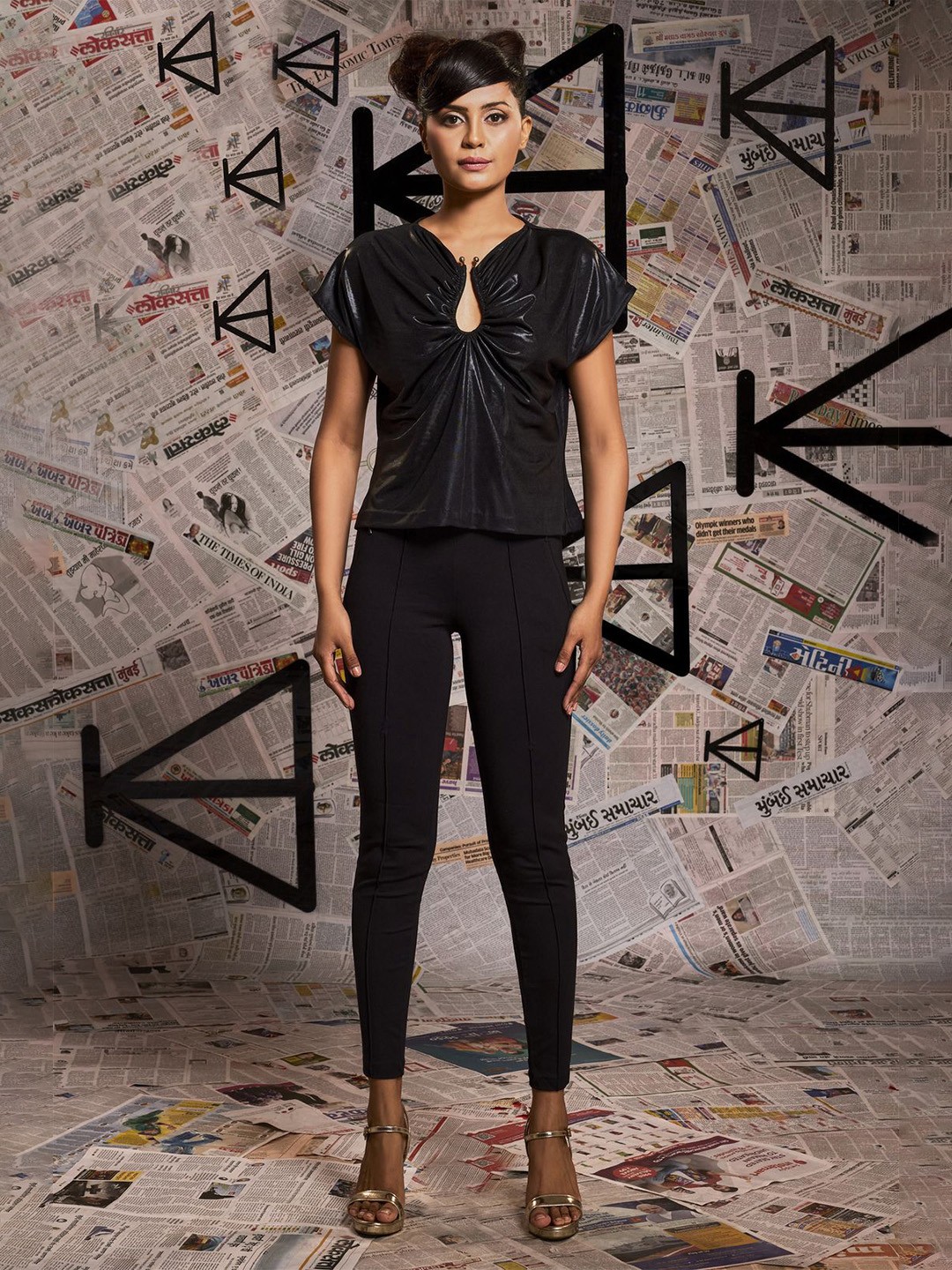 

ECHKE Top, Black