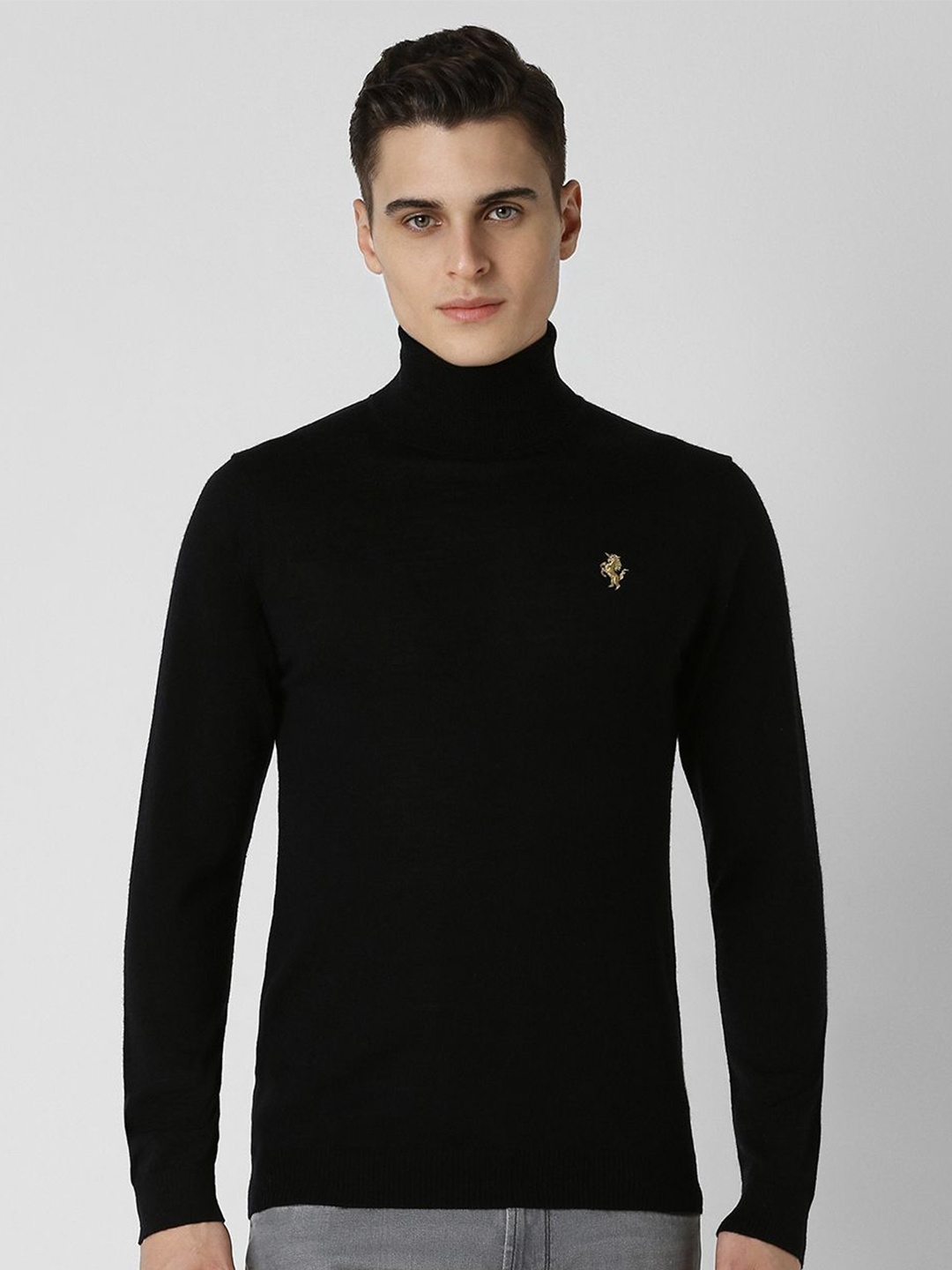 

Van Heusen Sport Men Woollen Pullover, Black