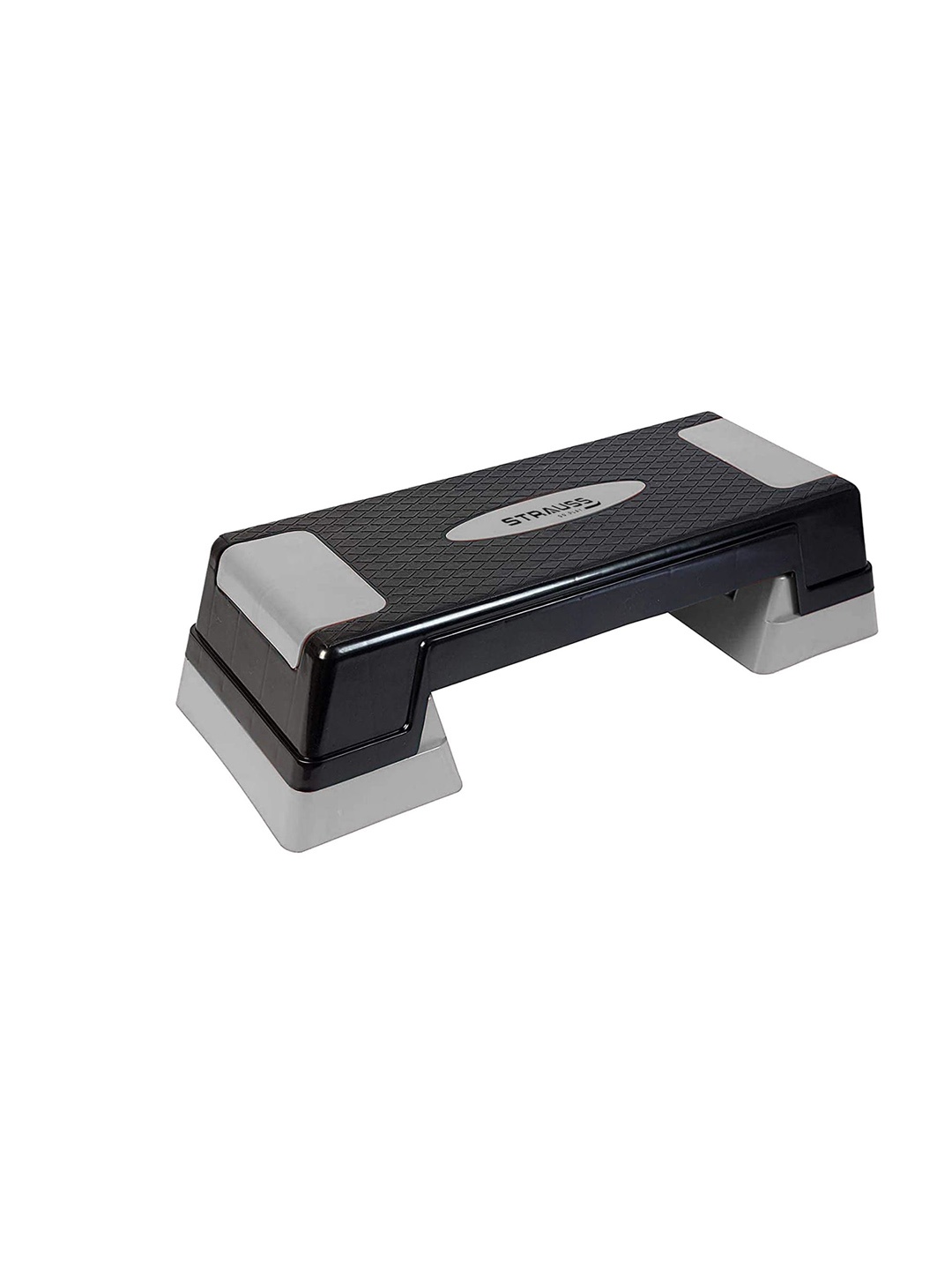 

STRAUSS High Rise Aerobic Stepper Workout Accessories, Grey