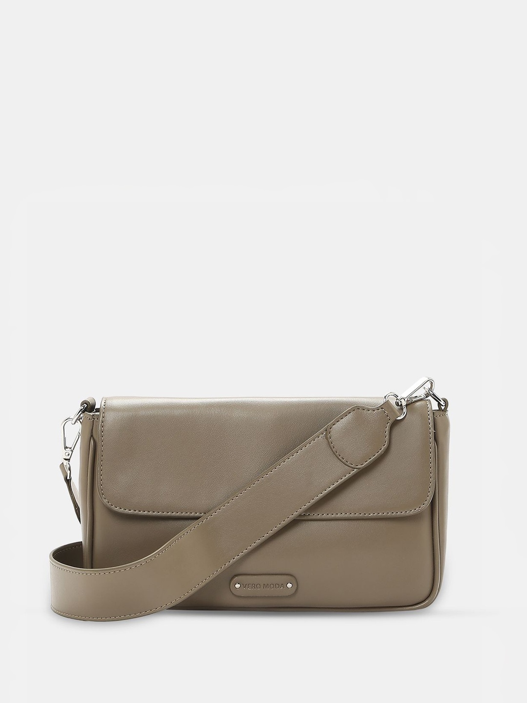 

Vero Moda PU Structured Sling Bag, Green
