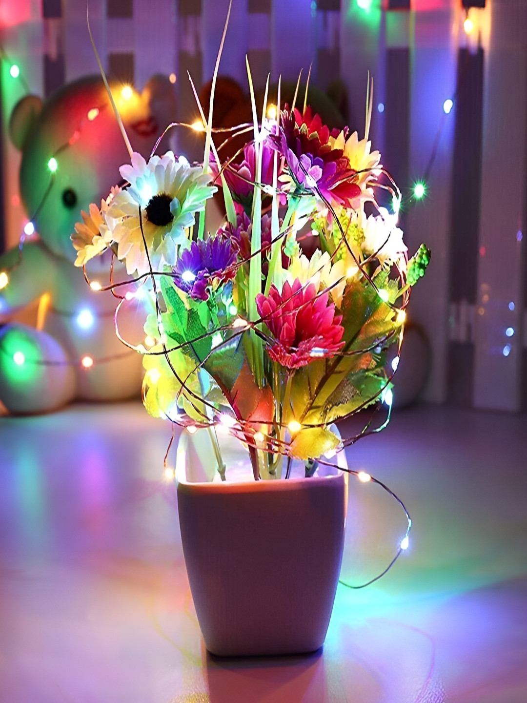 

Home Delight Red & Yellow Rice Shape String Lights
