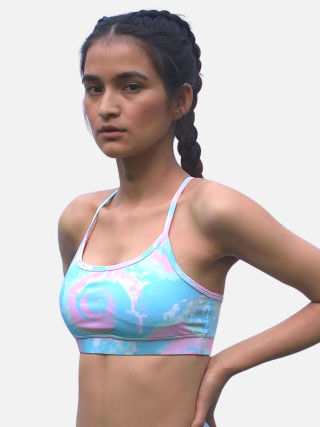 

TFW Floral Bra Full Coverage Lightly Padded, Blue