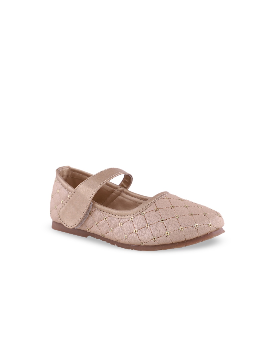 

Minesole Girls Embellished Ballerinas Flats, Gold