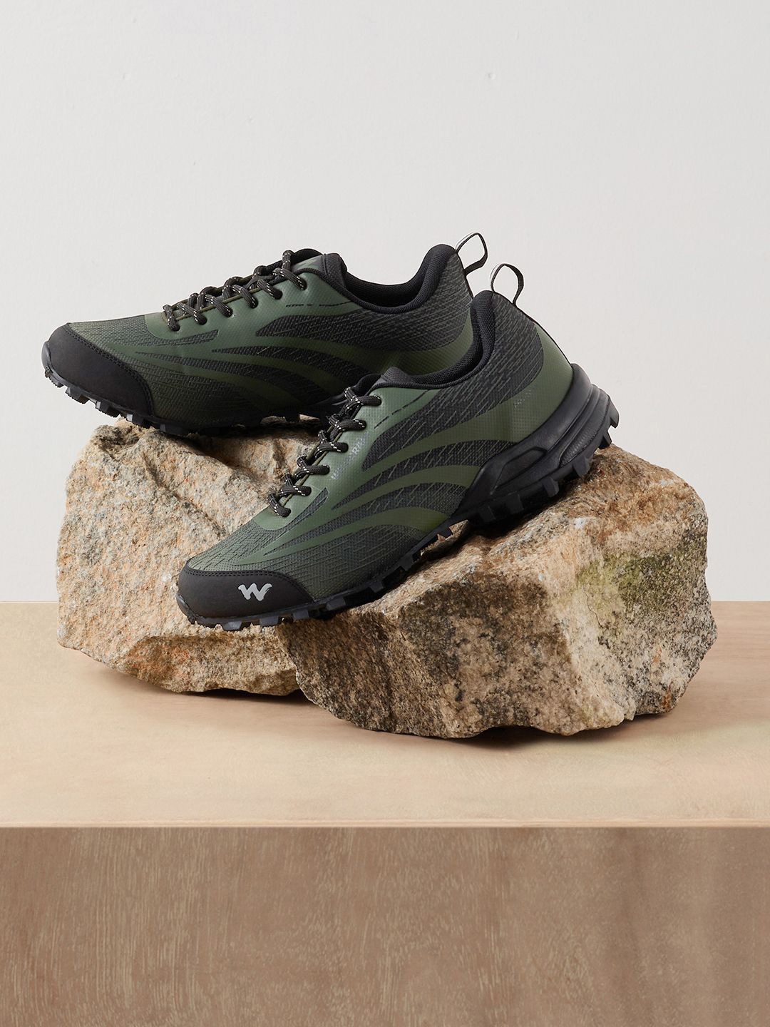 

Wildcraft Men Volga Sport Trail Running Shoes, Olive