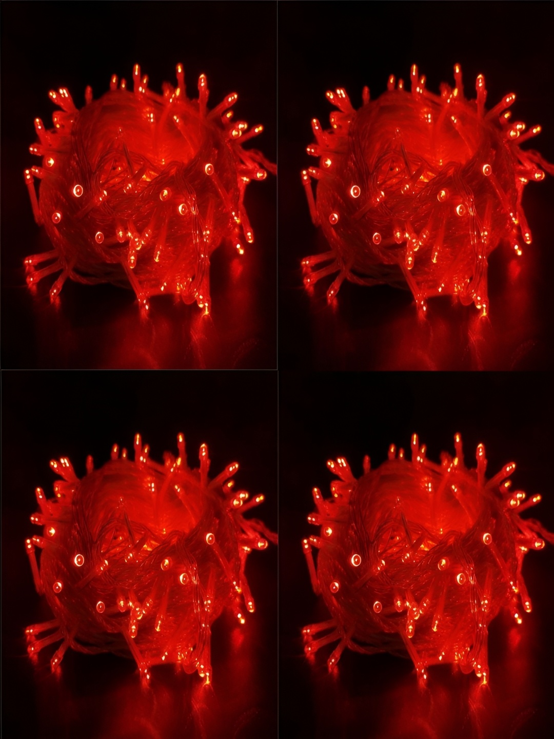 

Home Delight Red 4 Pieces Rice Shape String Lights