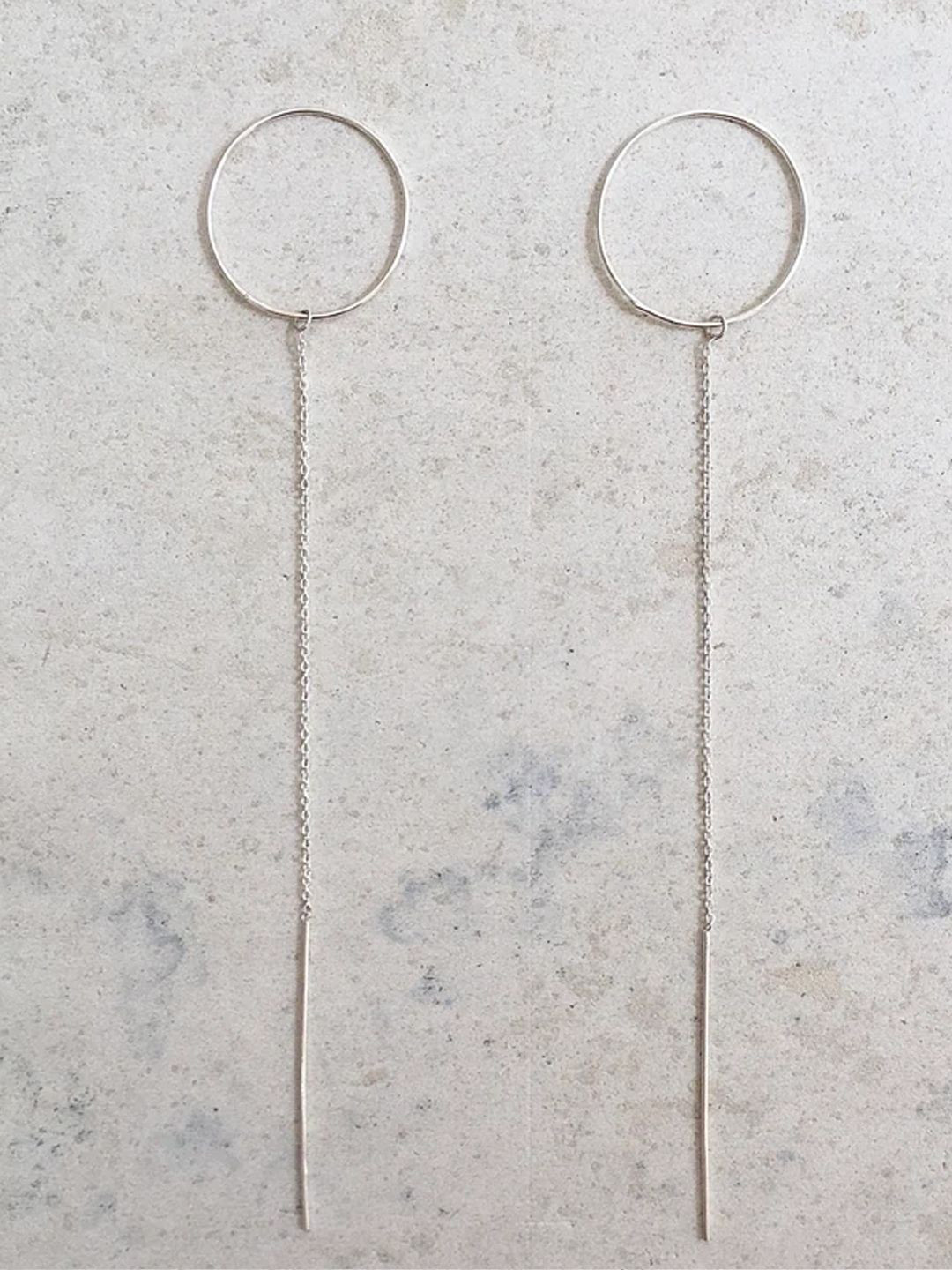 

Goldnera Set of 3 925 Sterling Silver Studs and Drop Earrings