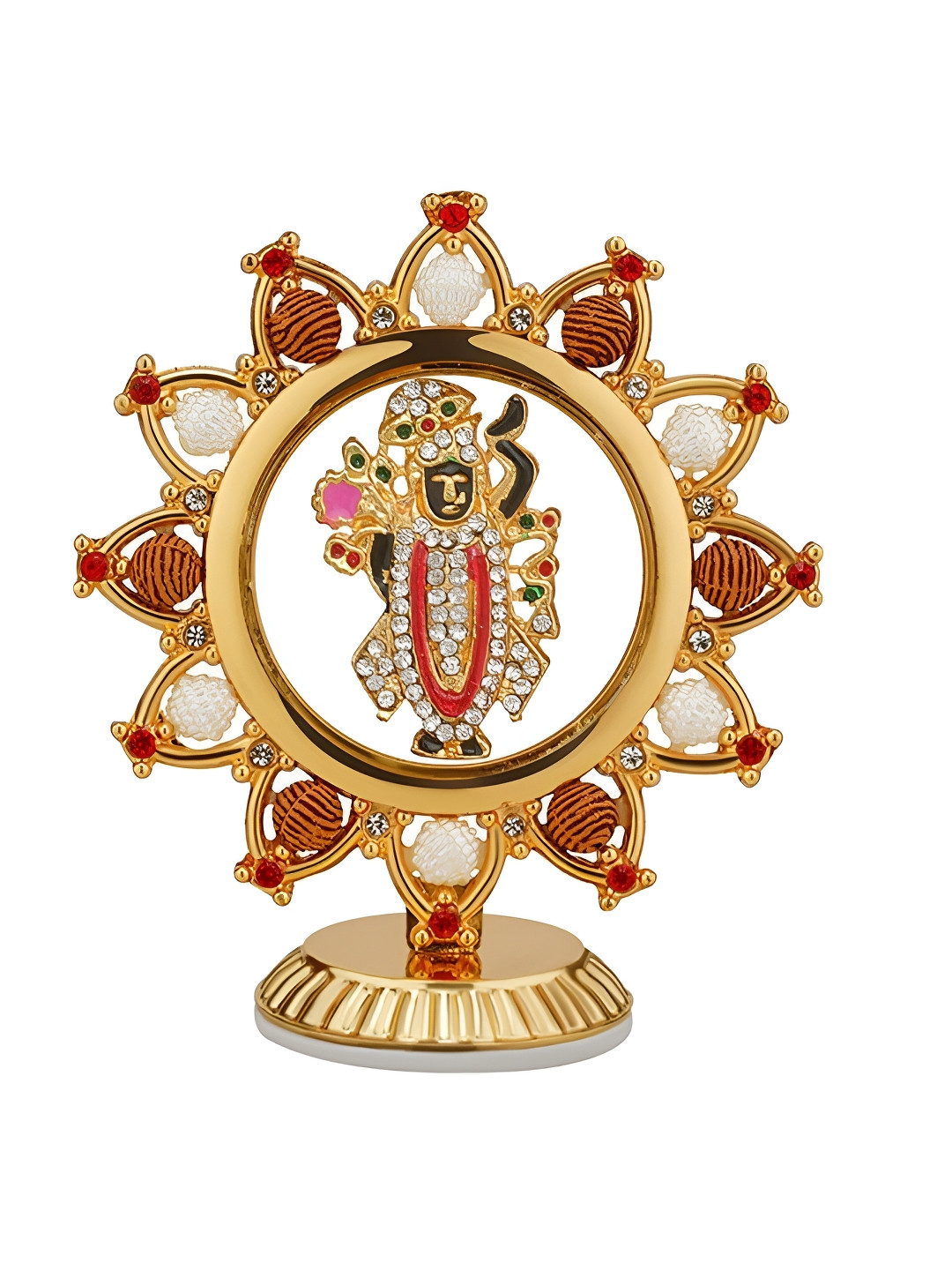 

INTERNATIONAL GIFT Banke Bihari Idol Car Dashboard Showpiece, Gold