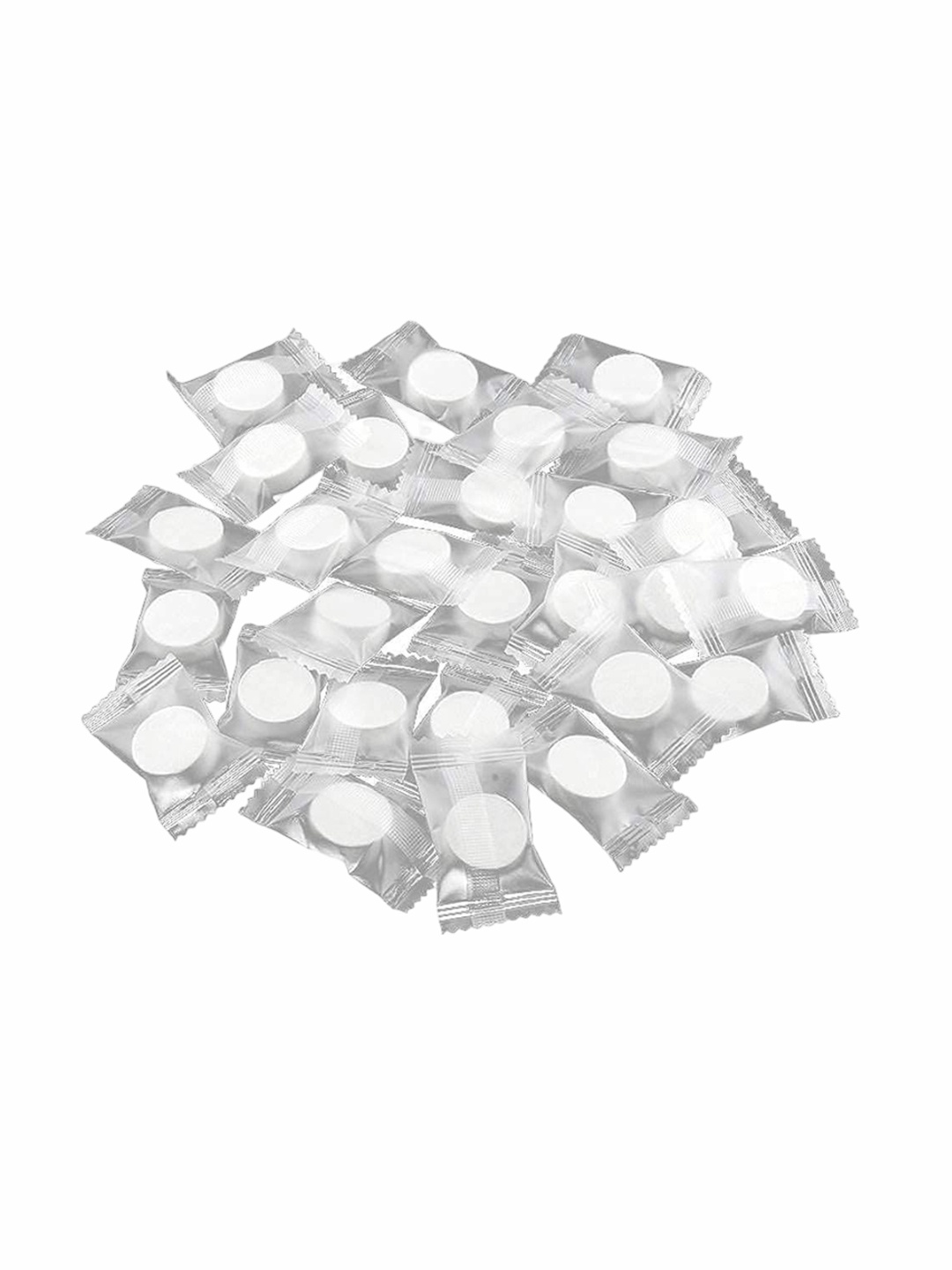 

NE SOFT Set Of 50 Dry Magic Coin Tissue Wipes, White
