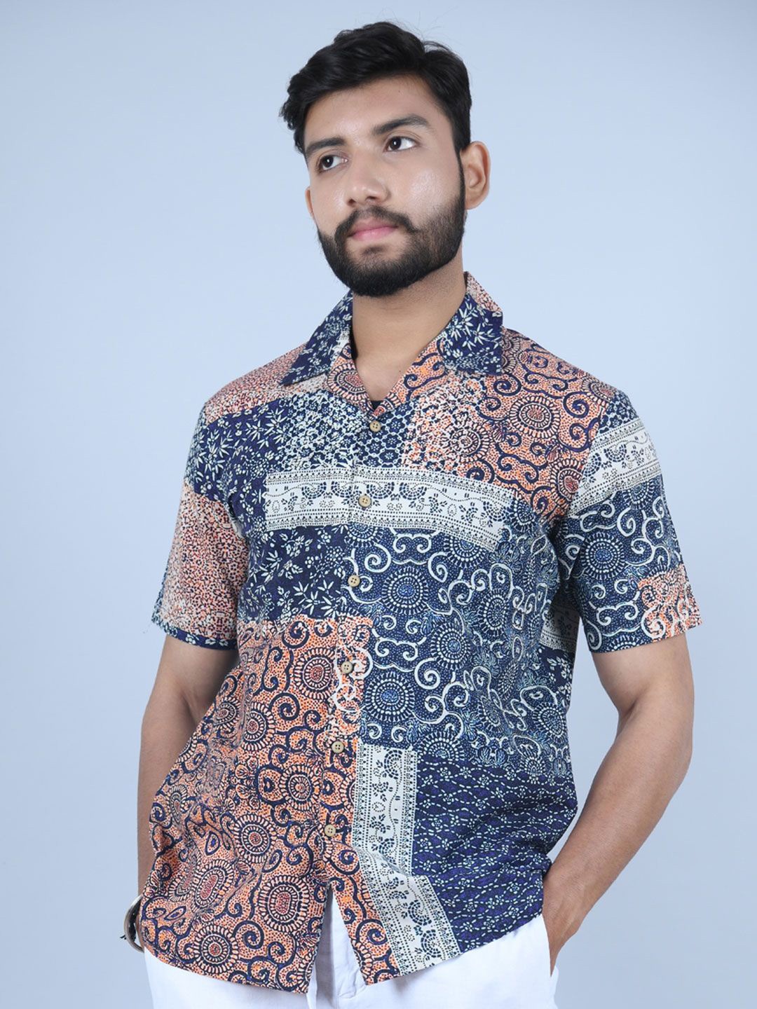 

Tistabene Men Standard Opaque Printed Casual Shirt, Multi