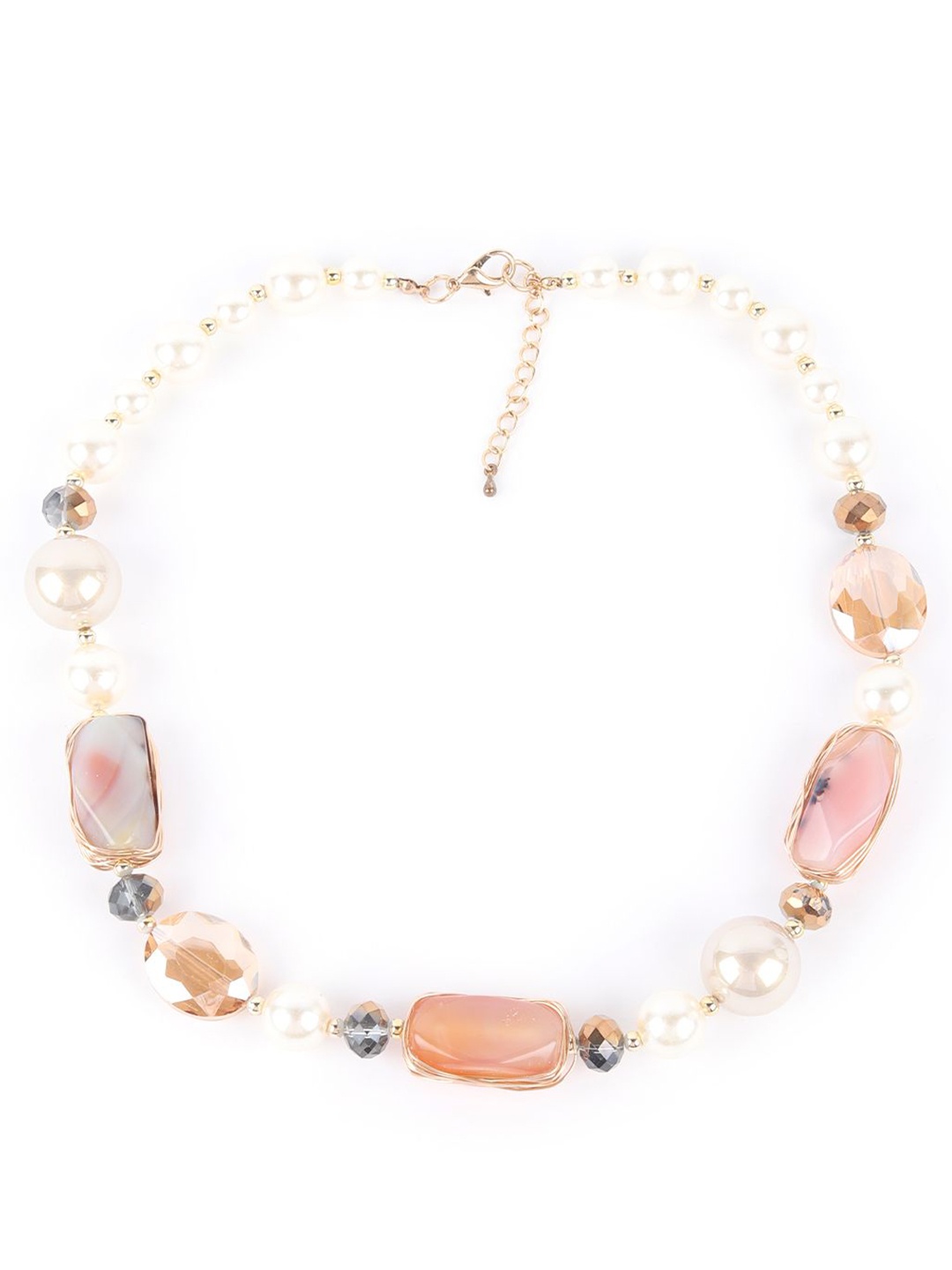 

ODETTE Beaded Long Necklace, Gold