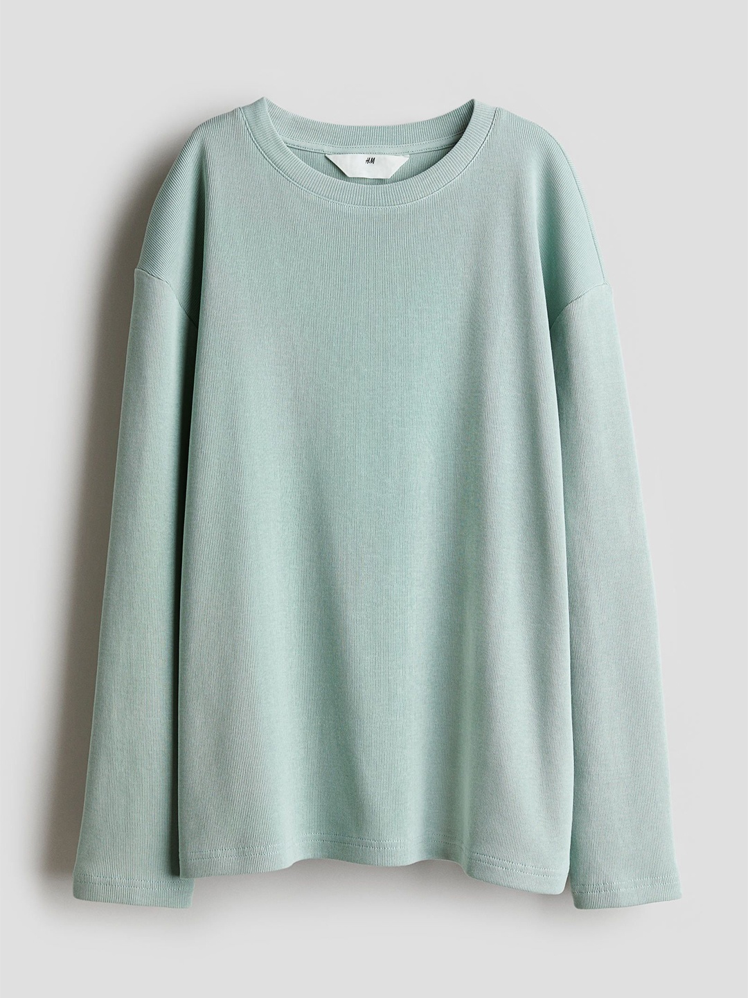 

H&M Boys Long-Sleeved T-Shirt, Turquoise blue