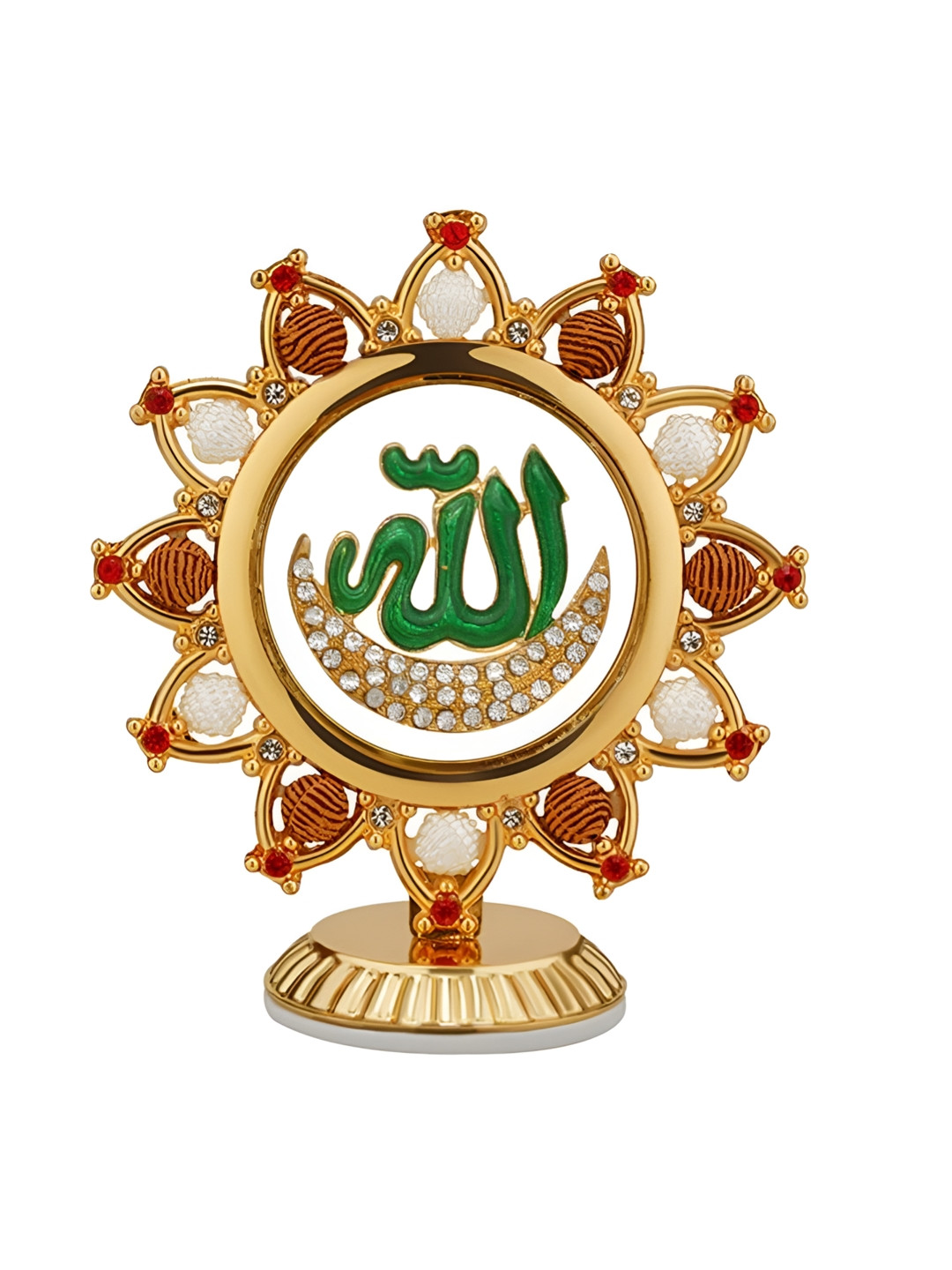 

INTERNATIONAL GIFT Islamic Religious Car Dashboard Showpiece, Gold