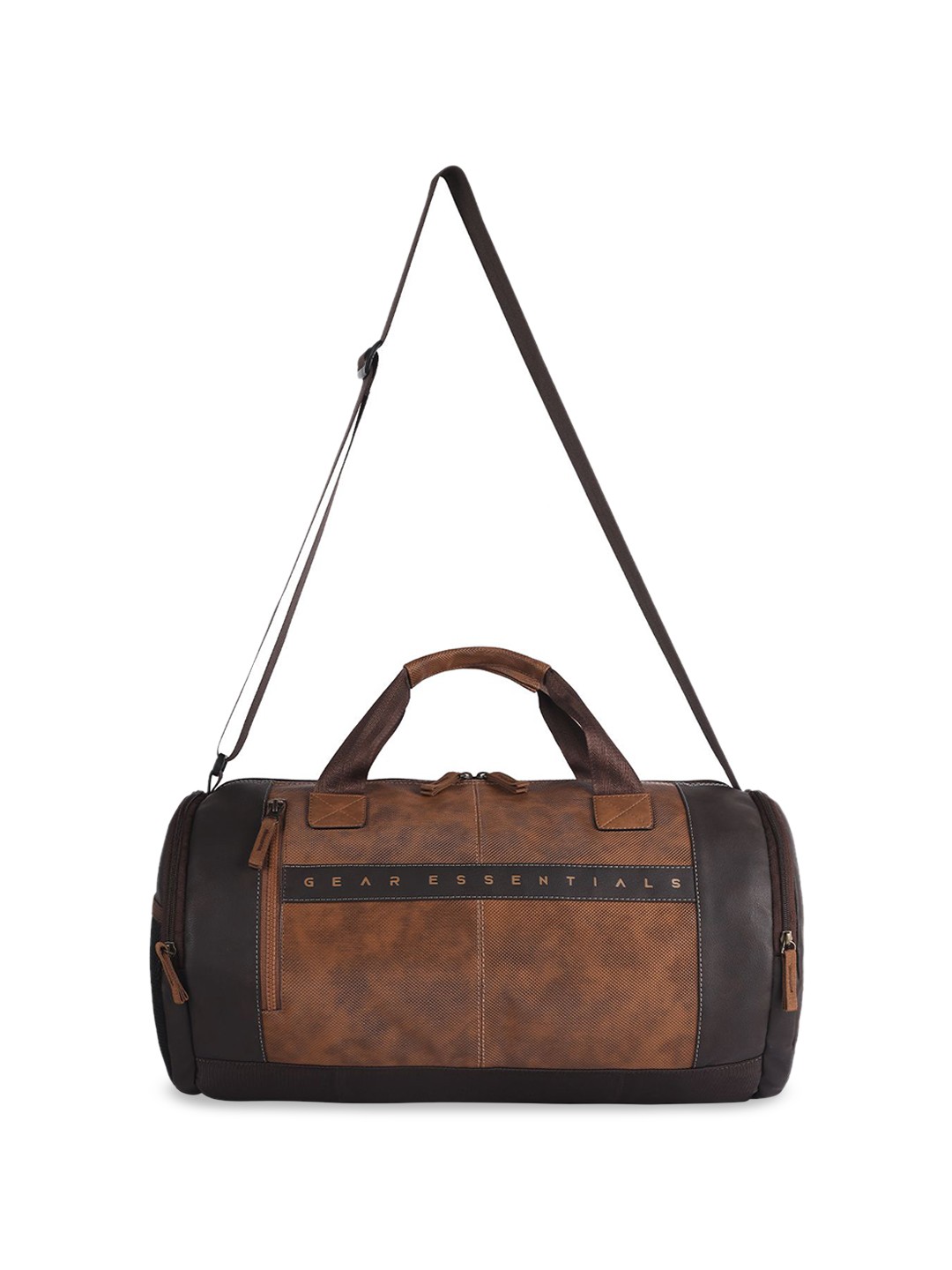 

Gear Colourblocked Large Casual Duffel Bag, Brown