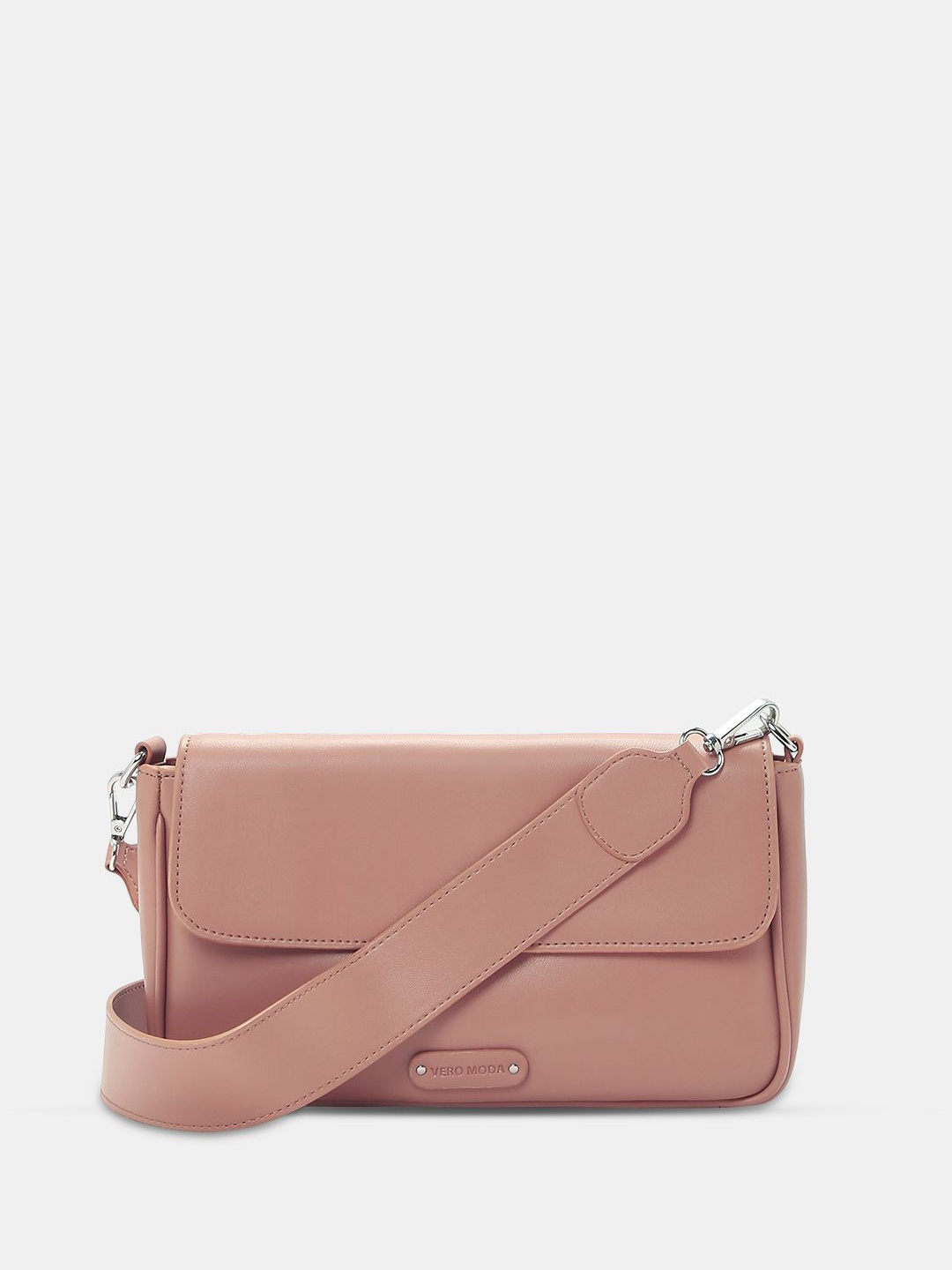 

Vero Moda PU Structured Sling Bag, Pink