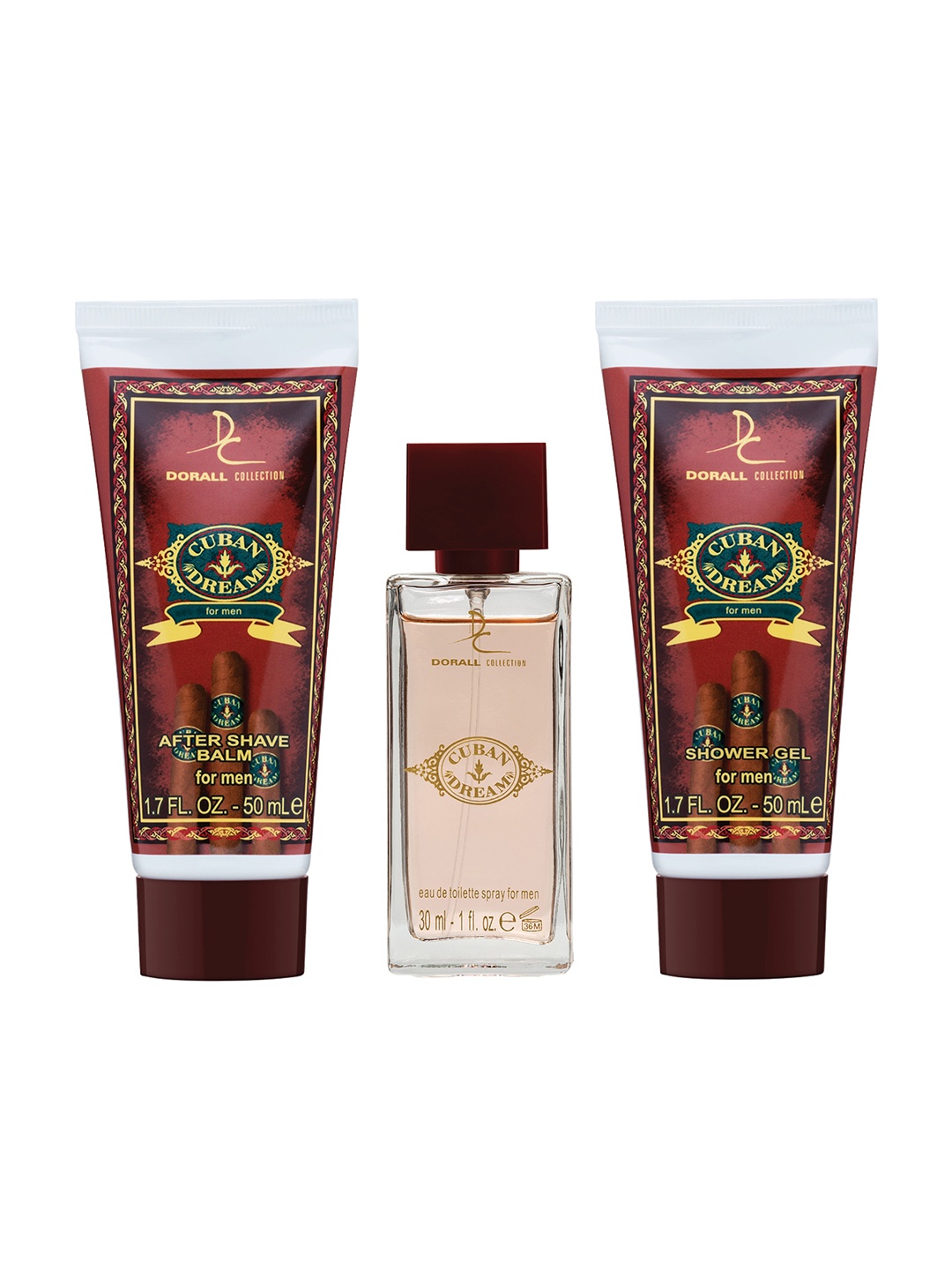 

Dorall Collection Men Cuban Dream Gift Set - 130 ml, Maroon