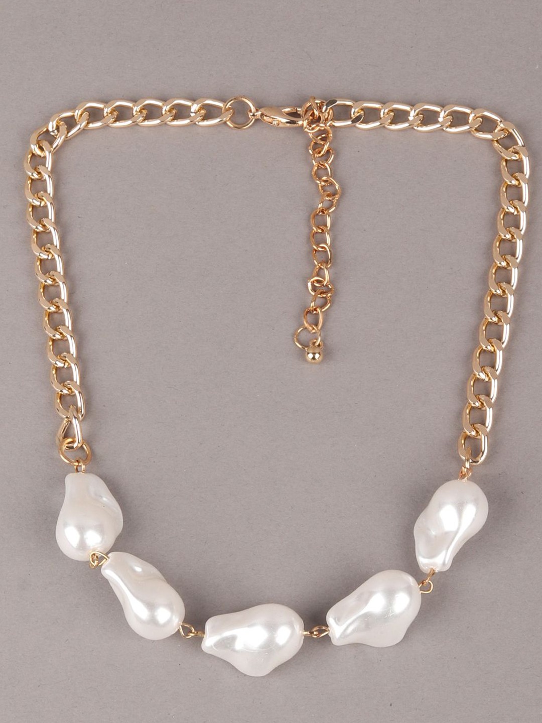 

ODETTE Beaded Choker Necklace, Gold