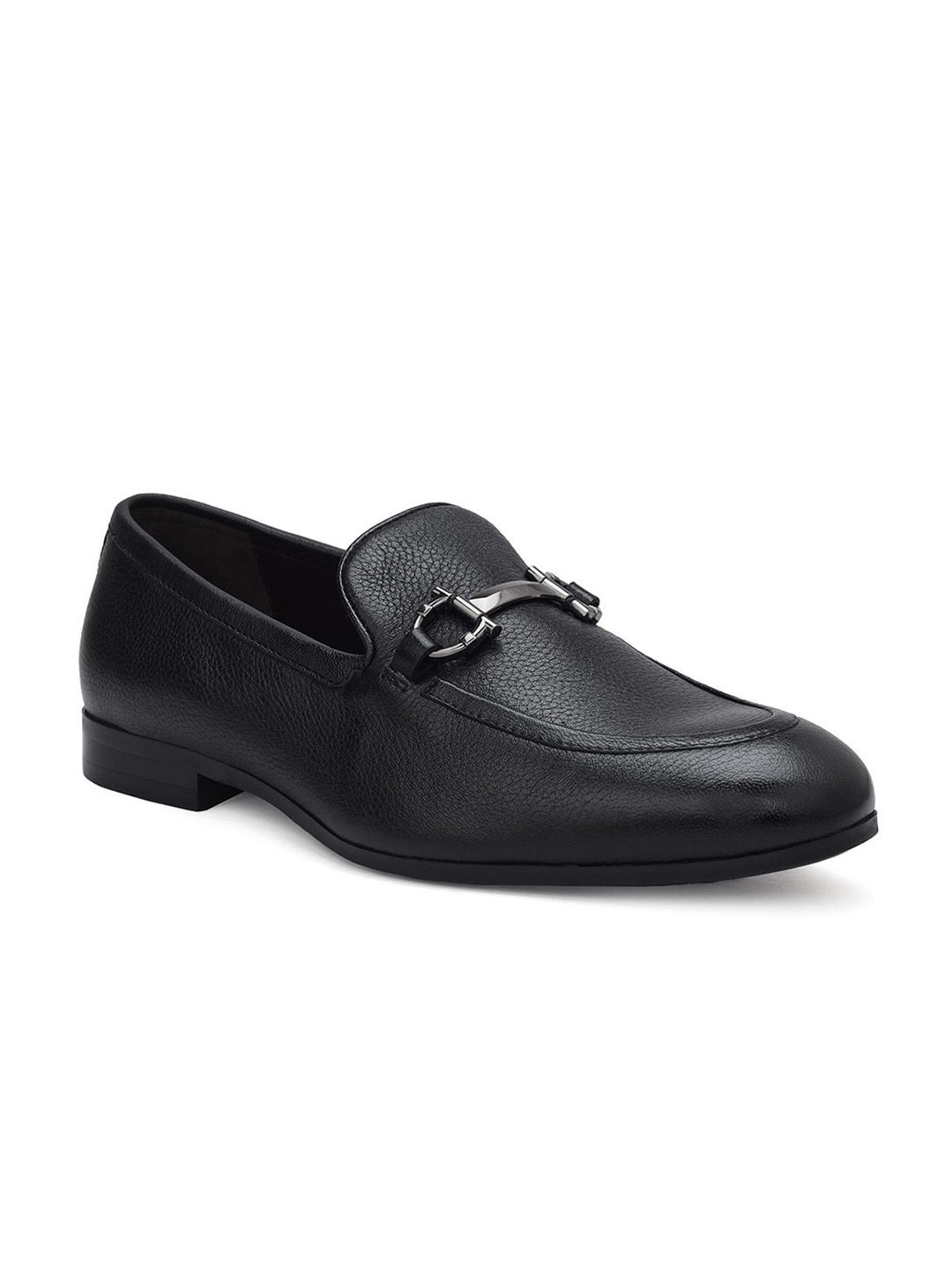 

ROSSO BRUNELLO Men Formal Leather Loafer Shoes, Black