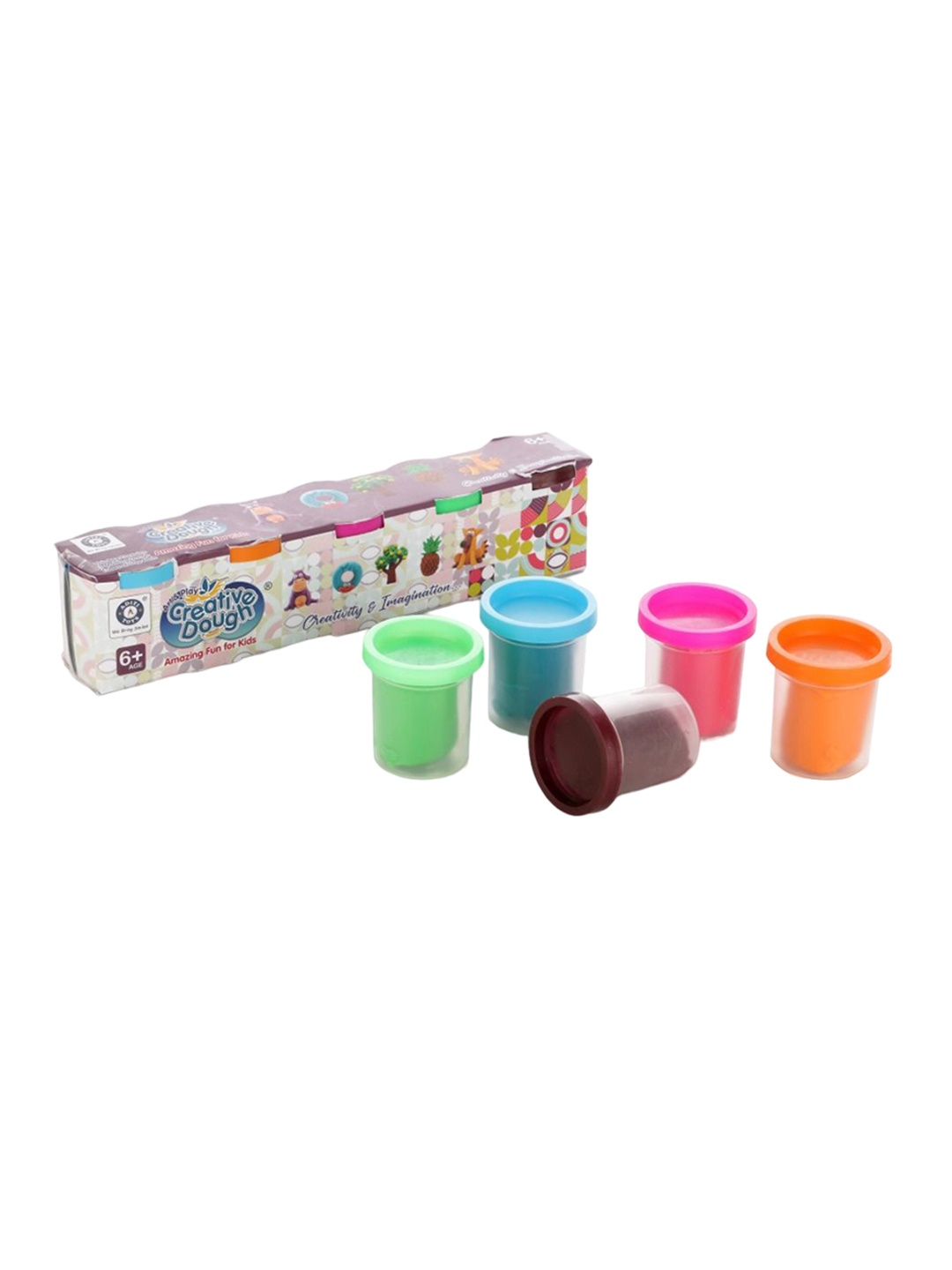 

Aditi Toys Kids 5Pcs BPA Free Clay & Dough, White