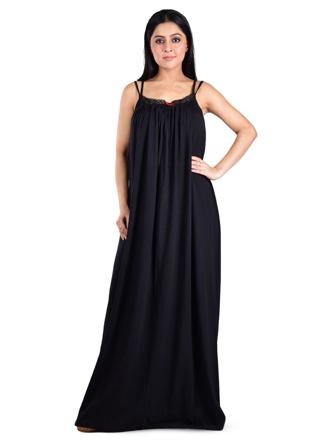 

DUI KONNA Women Maxi Nightdress, Navy blue