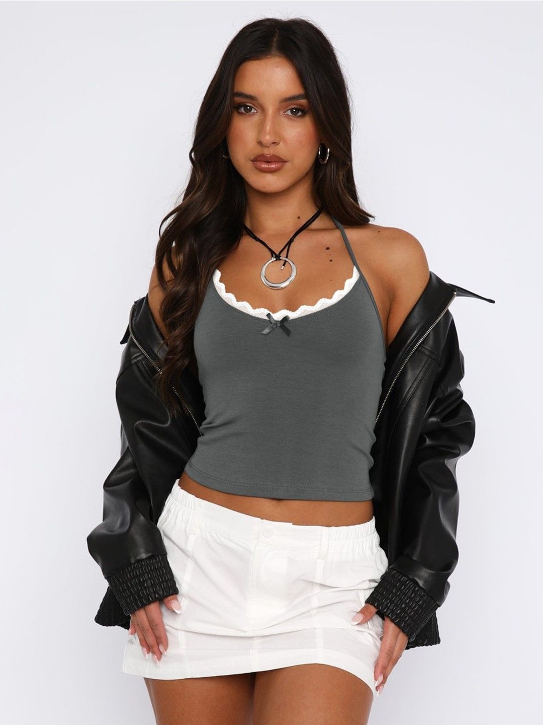 

StyleCast Top, Grey