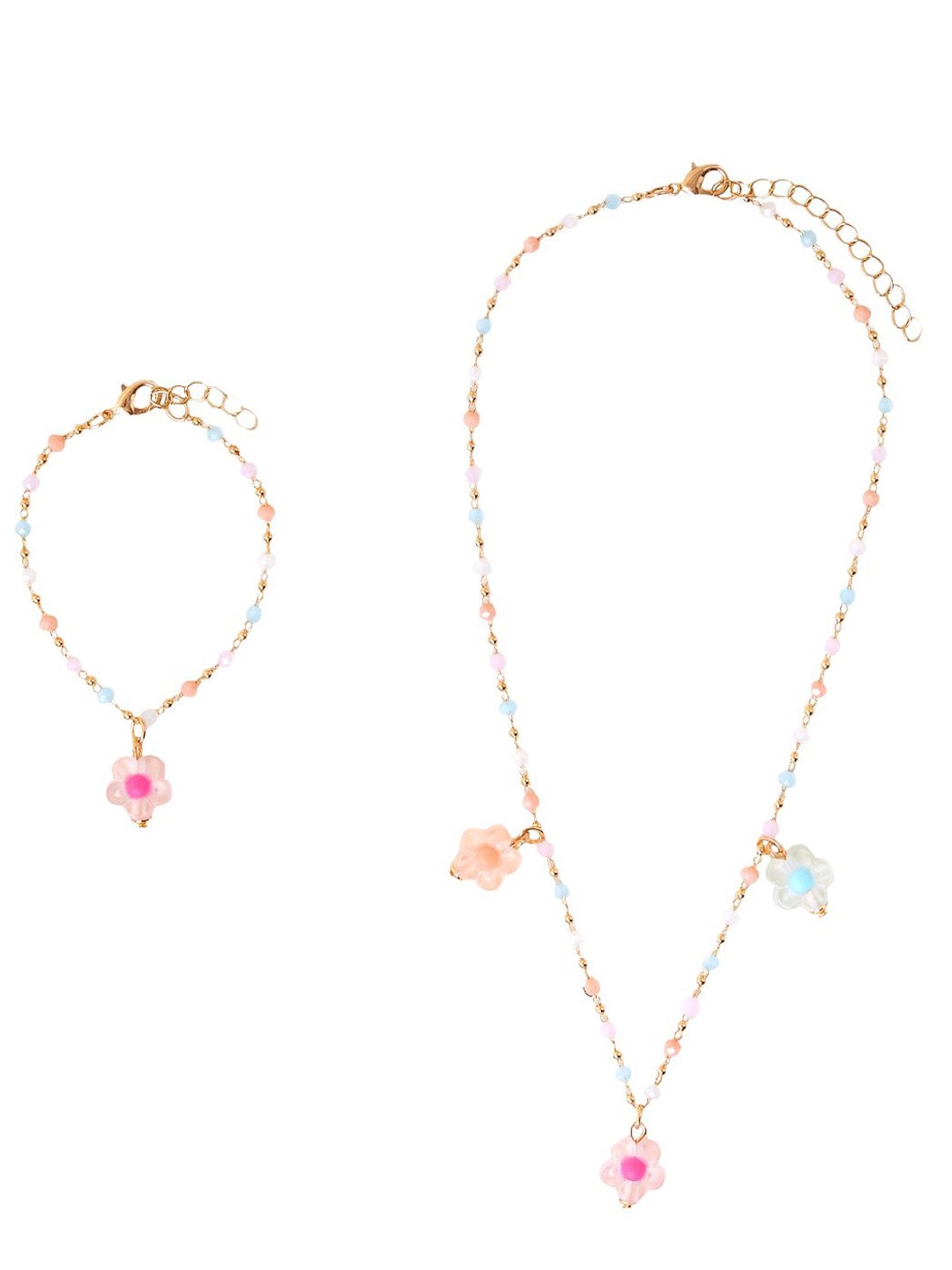 

Accessorize Girls London Pearl Beaded Jewellery Set, Gold
