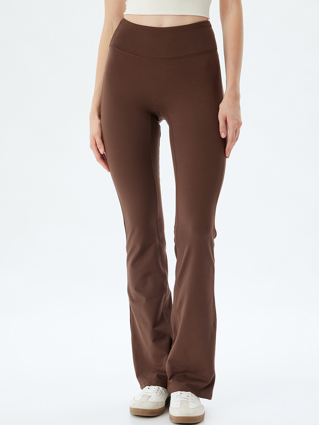

Koton Women Ankle Length Sports Tights, Brown