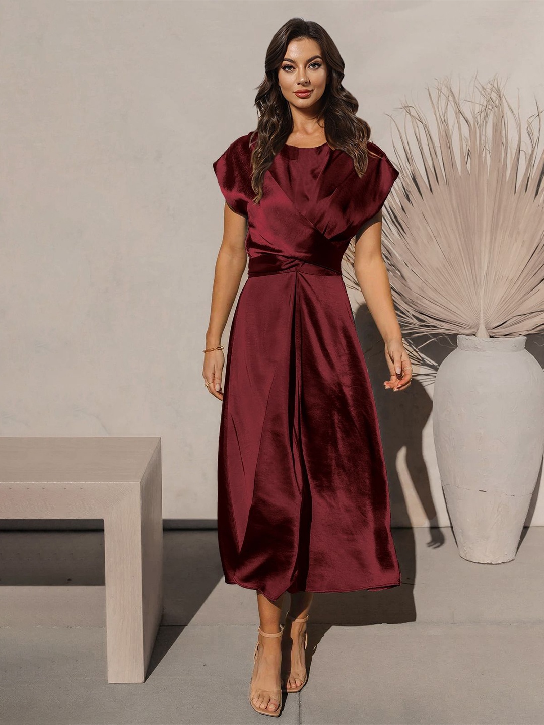 

StyleCast Maxi Midi Dress, Maroon