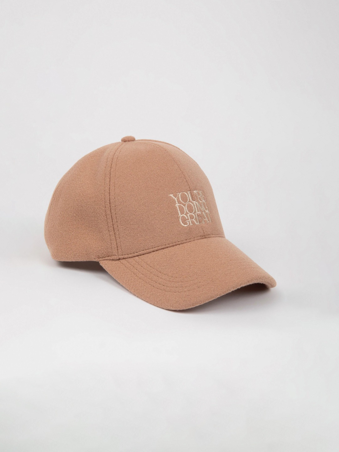 

DeFacto Women Embroidered Baseball Cap, Brown