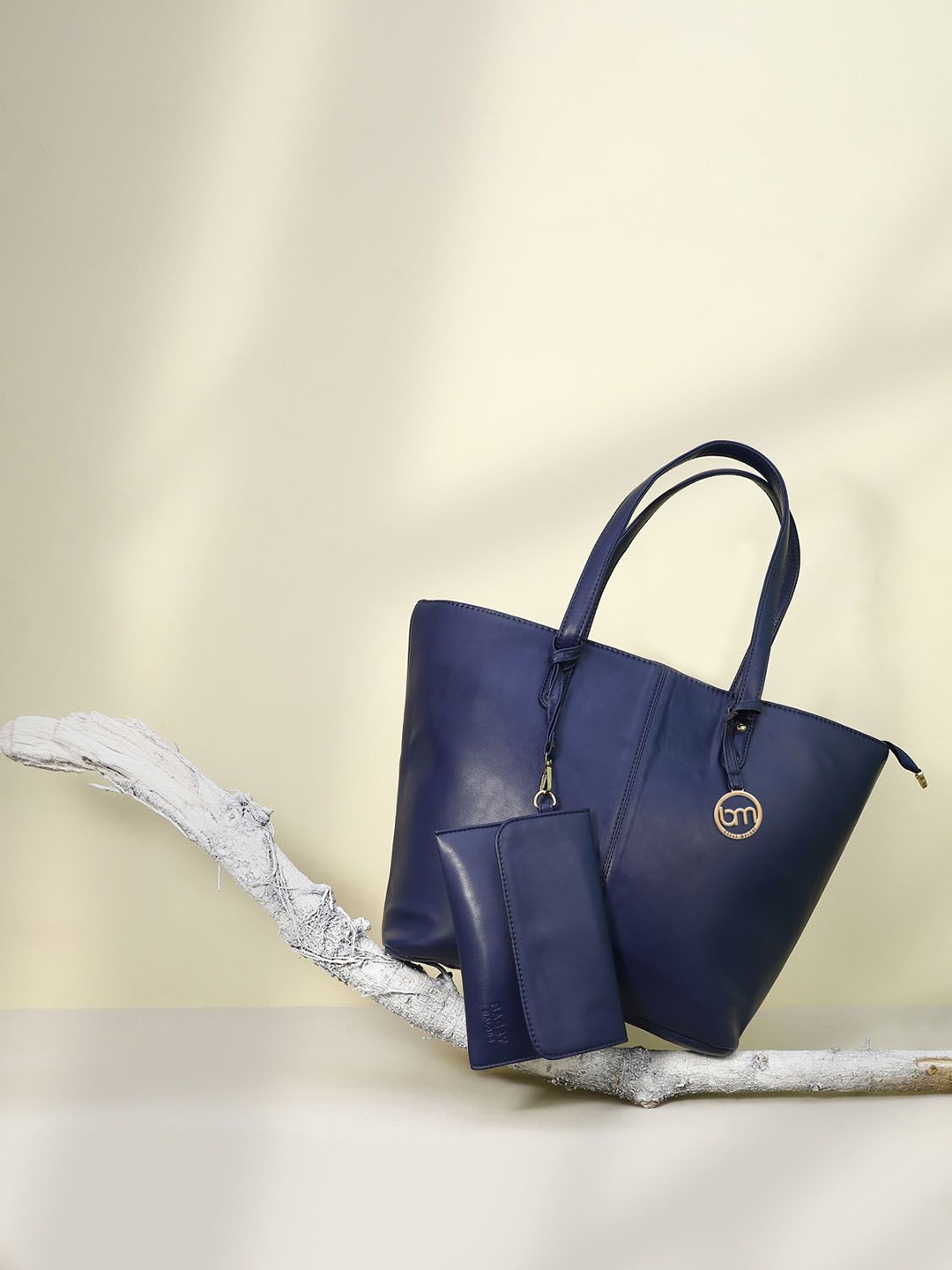 

Bagsy Malone PU Shopper Tote Bag with Tasselled, Blue