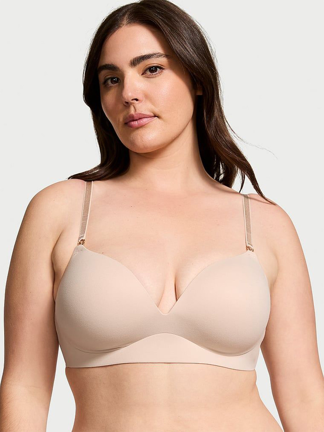 

Victoria's Secret Bra Medium Coverage Heavily Padded, Beige
