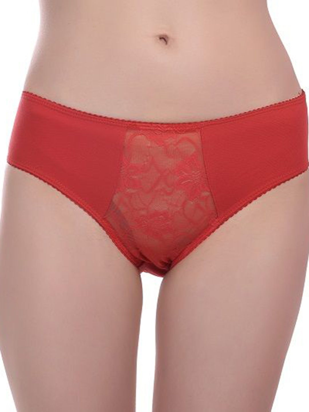 

new blue eyes Women Low-Rise Seamless Hipster Briefs, Red