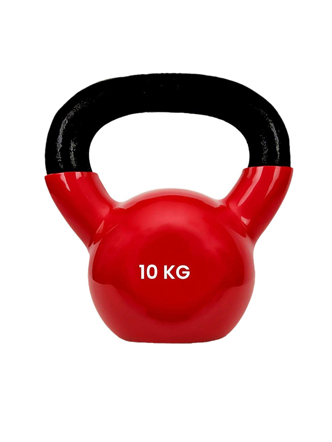 

STRAUSS Premium Kettlebell Weight For Home Workout & Gym Exercises 10kg, Red