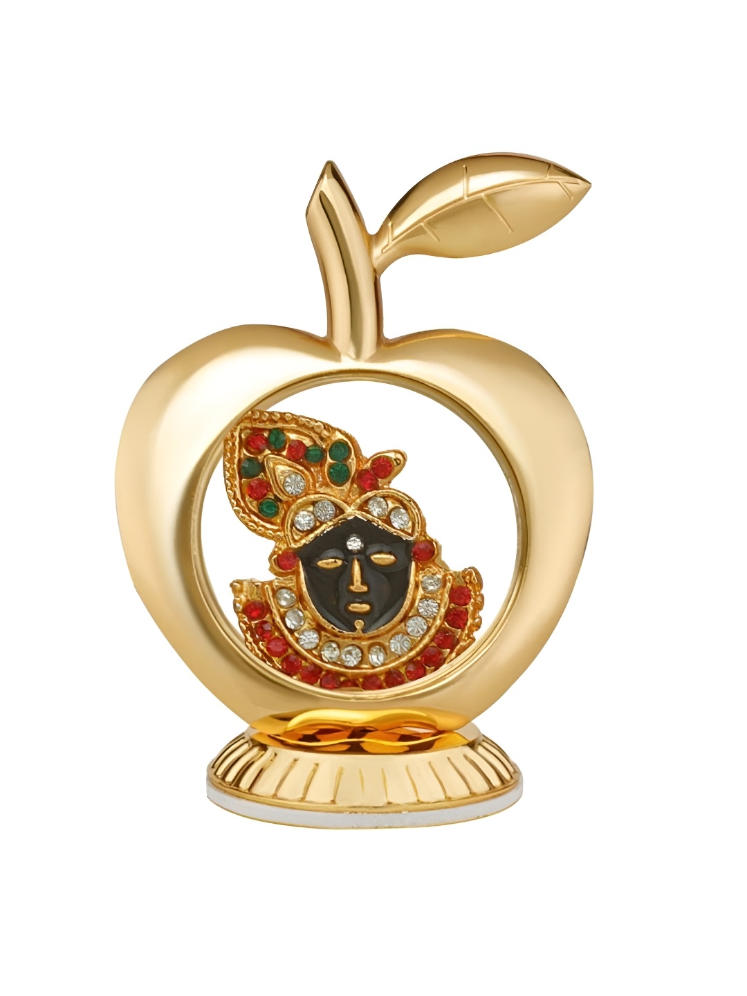 

INTERNATIONAL GIFT Gold-Toned & Red Religious Idol Showpiece