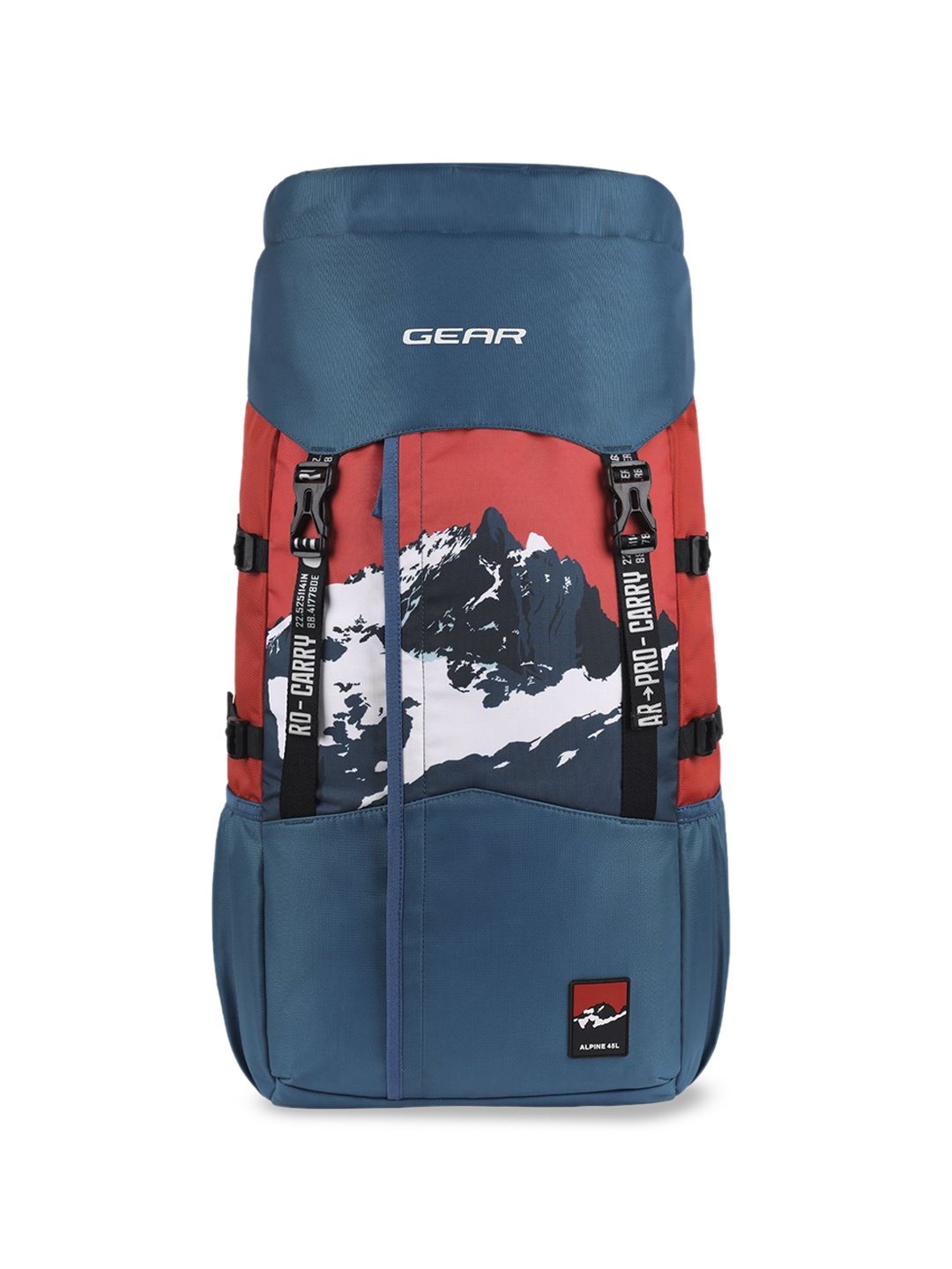 

Gear Printed Light Weight Rucksacks, Blue