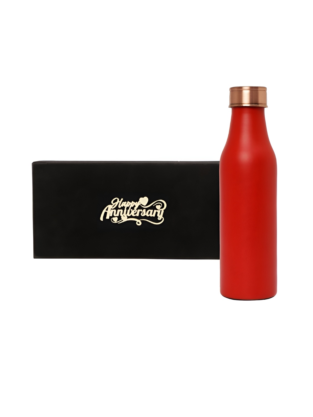 

INTERNATIONAL GIFT Red Copper Water Bottle 1L