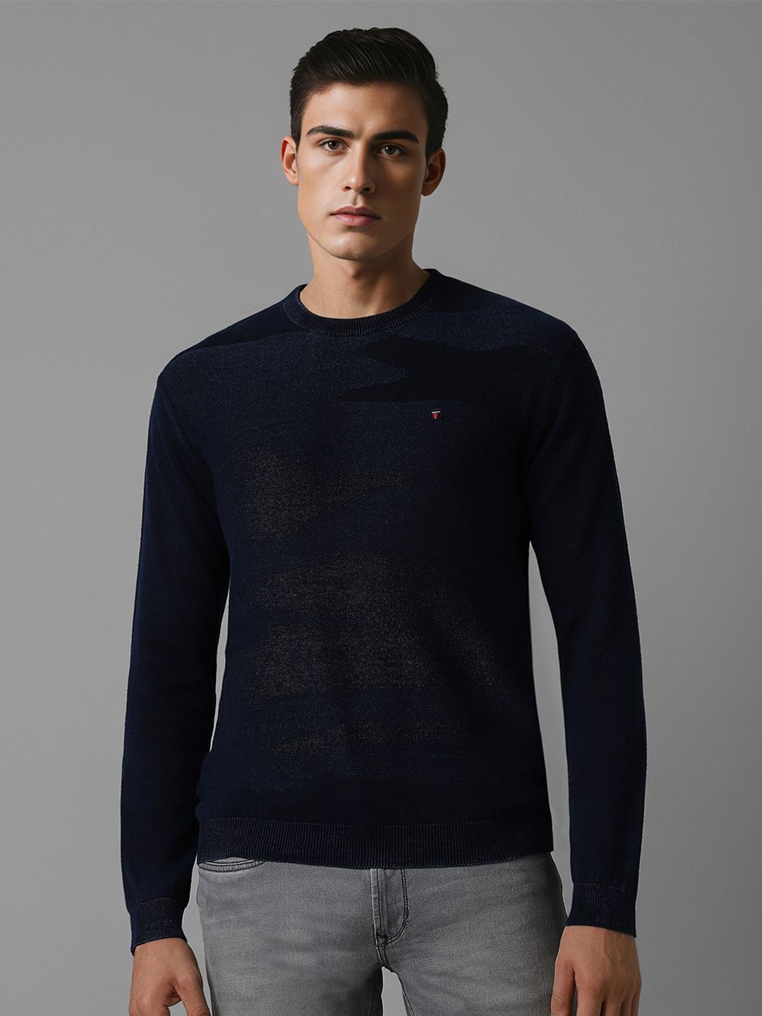 

Louis Philippe Jeans Men Pullover, Navy blue